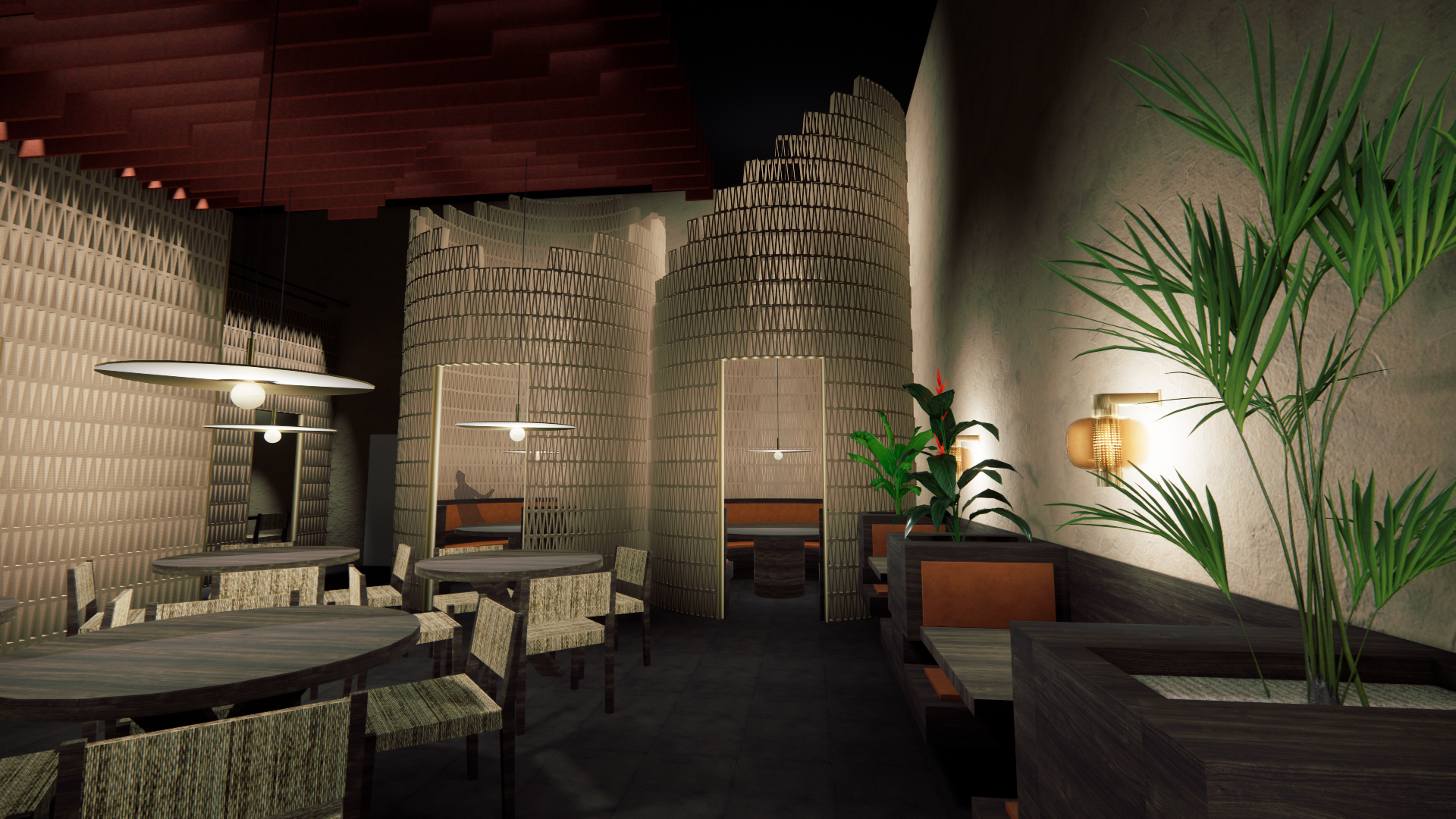 Shiloh - A Dining experience for larger groups off of the main dining space.