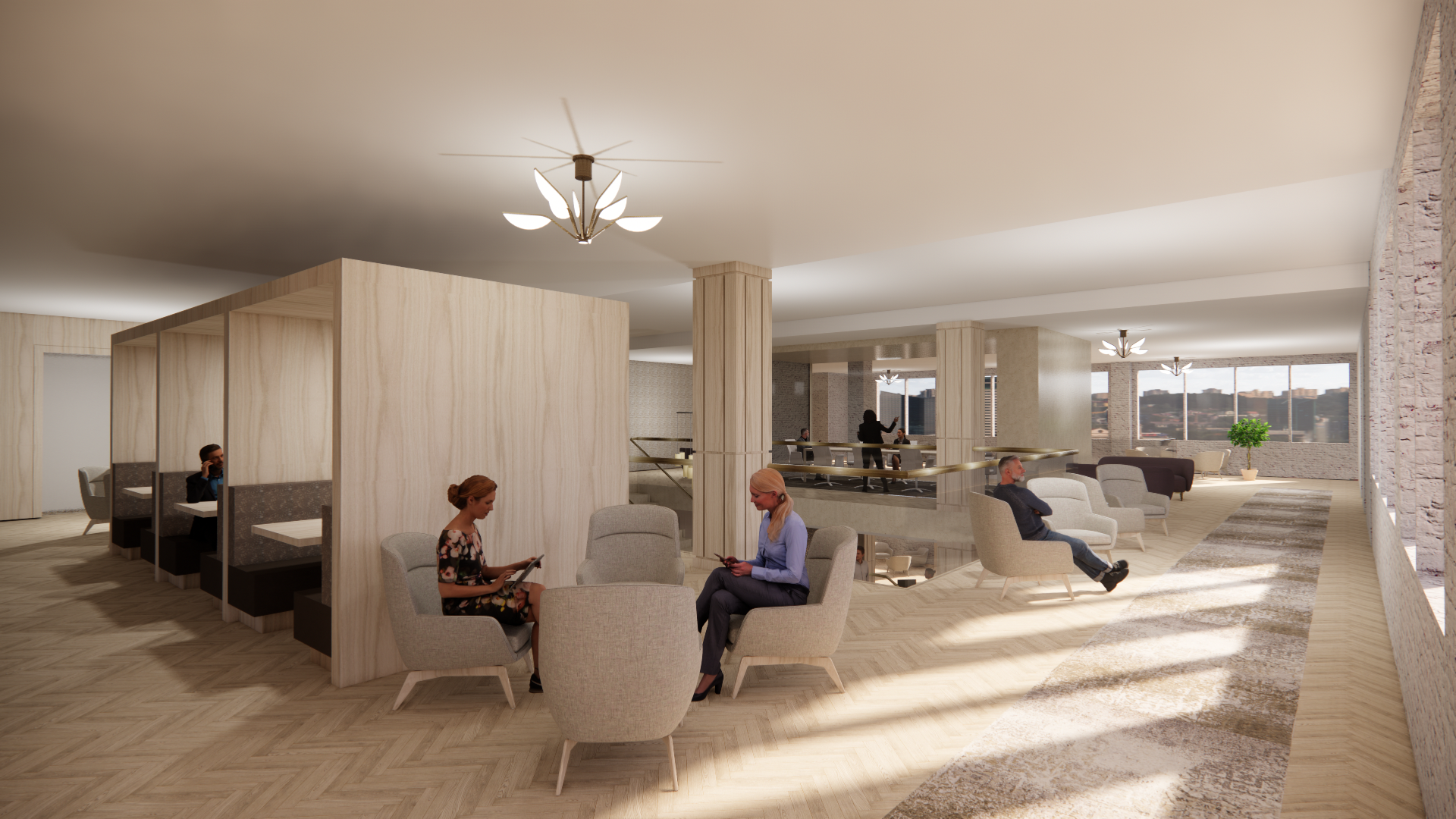 The 2nd Level Lobby | Workspaces, Lounge, Meeting room