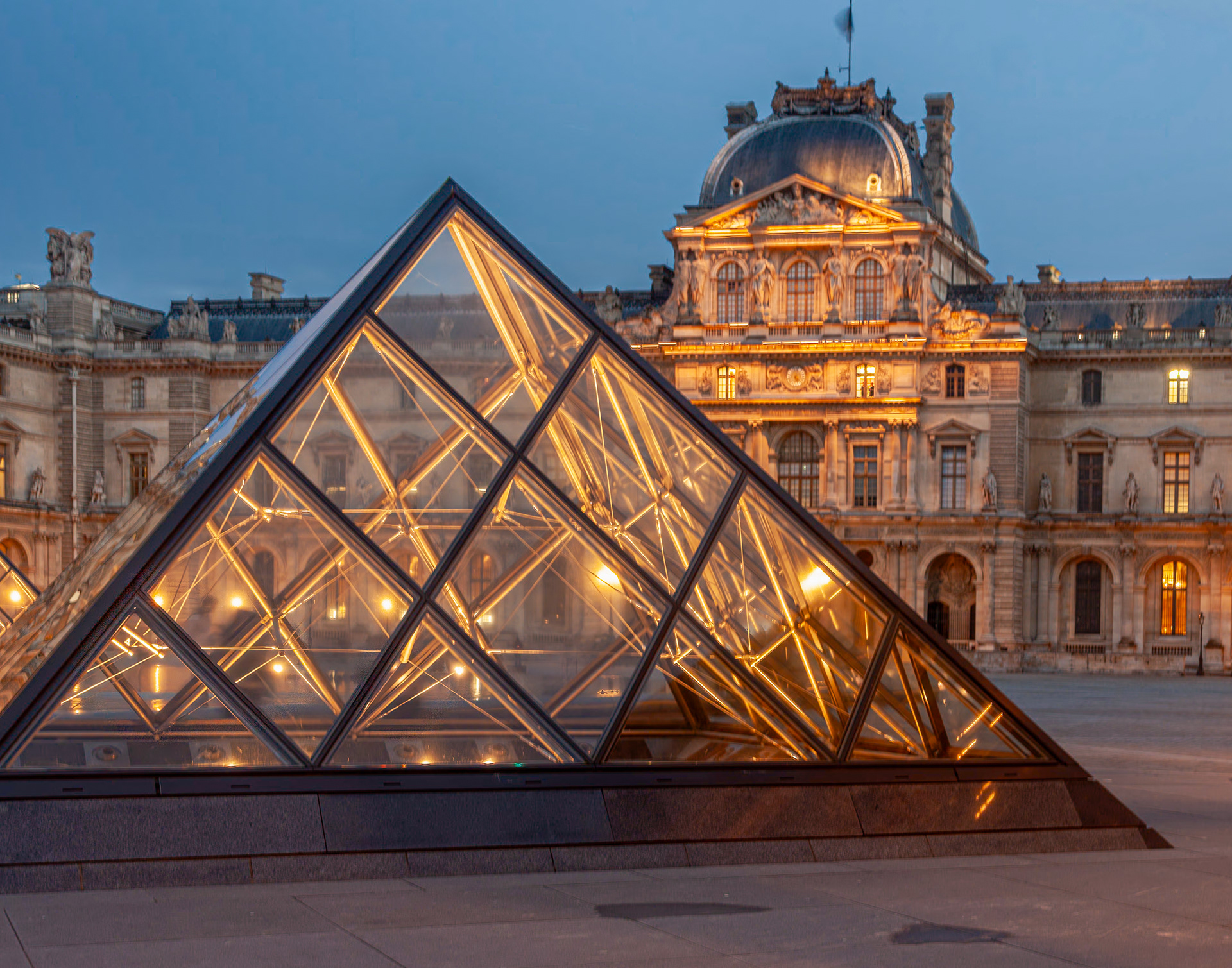 Louvre Courtyard