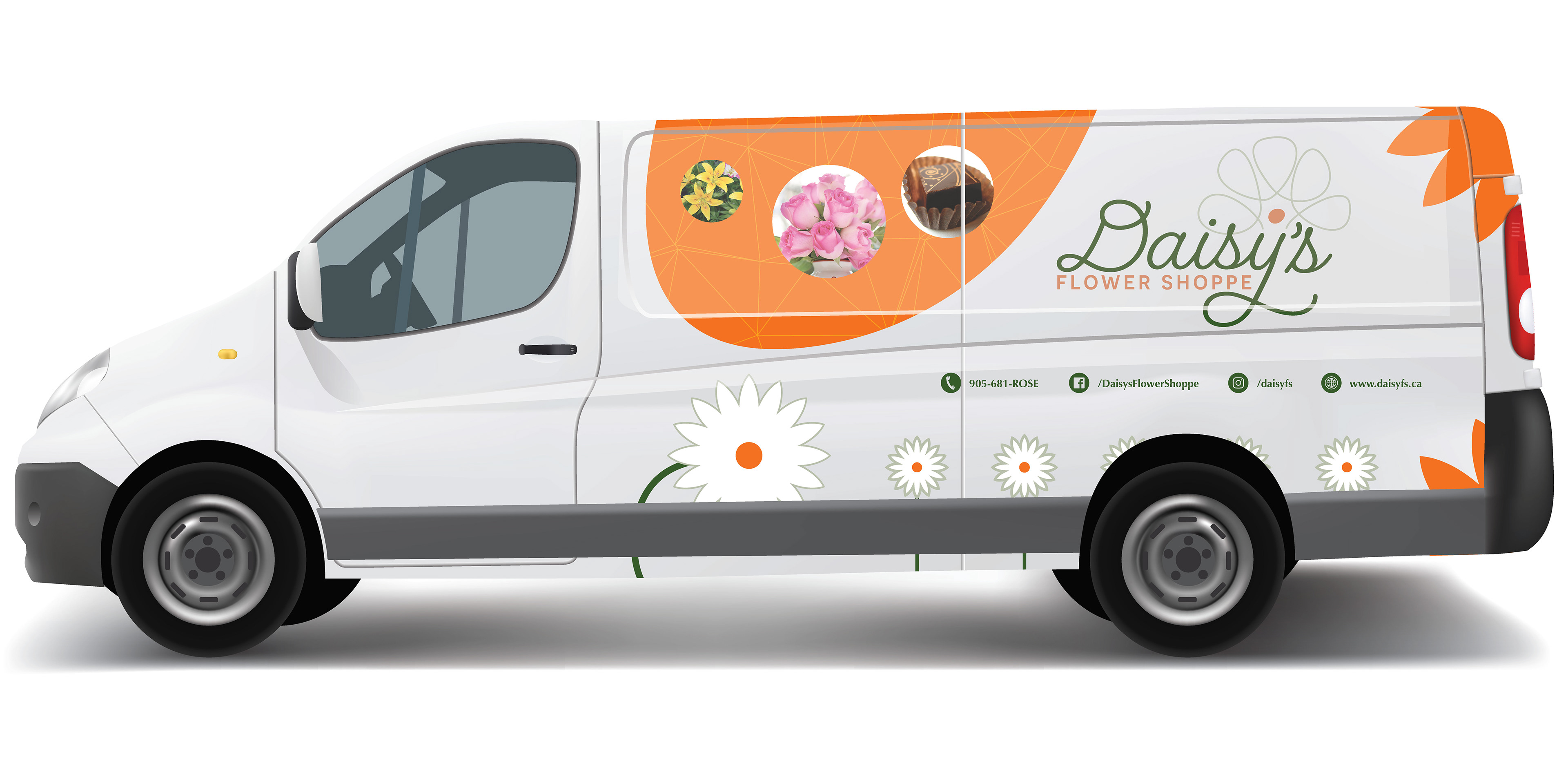 Vehicle wrap mockup