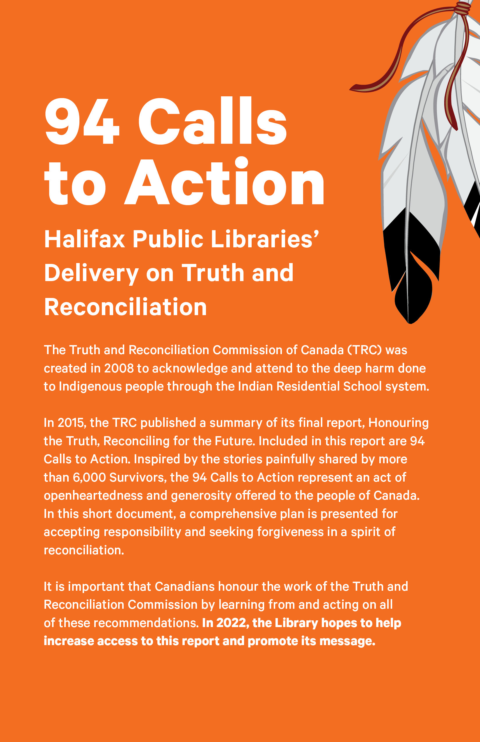 94 Calls to Action Handbill Side A