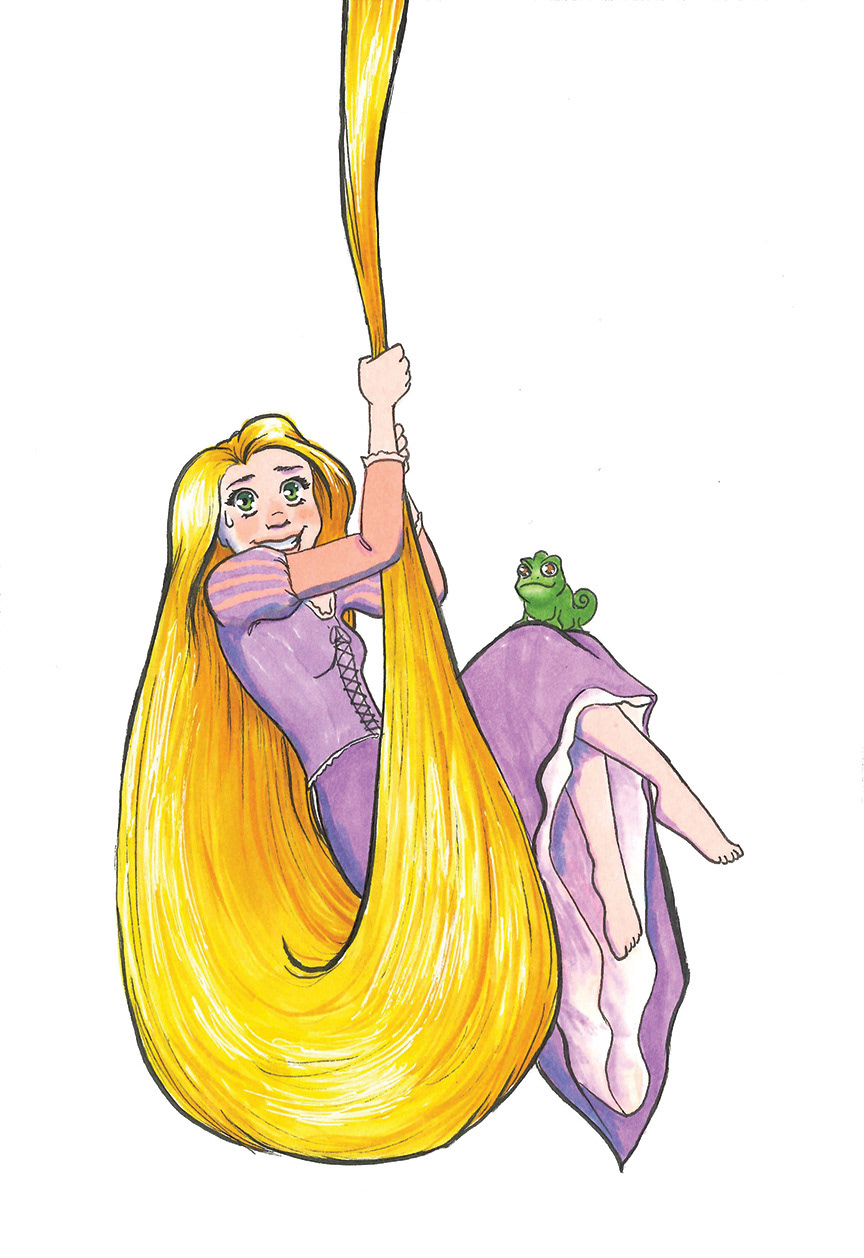 Tangled’s Rapunzel (and Pascal), October 2023