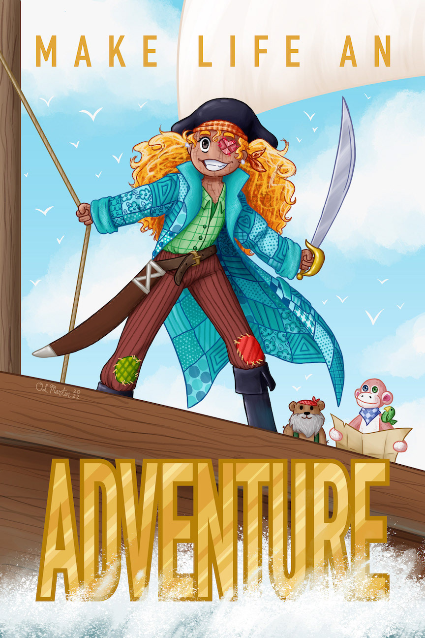 Paisley the Patchdoll Pirate, November 2022