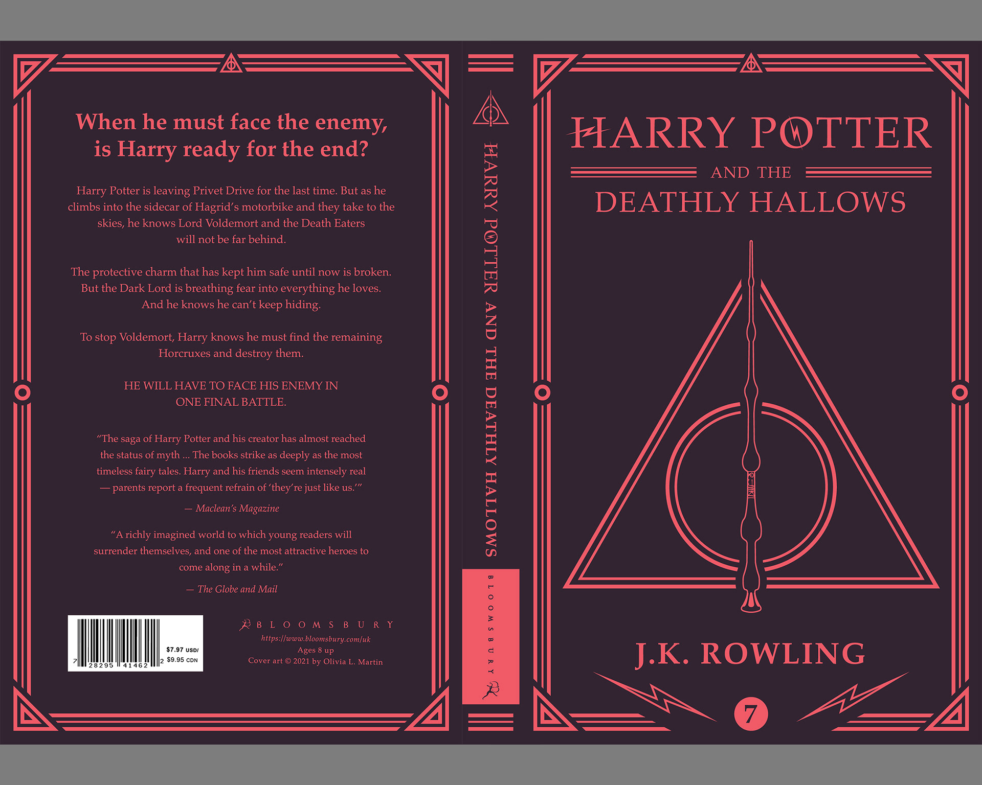 Book 7: Deathly Hallows spread