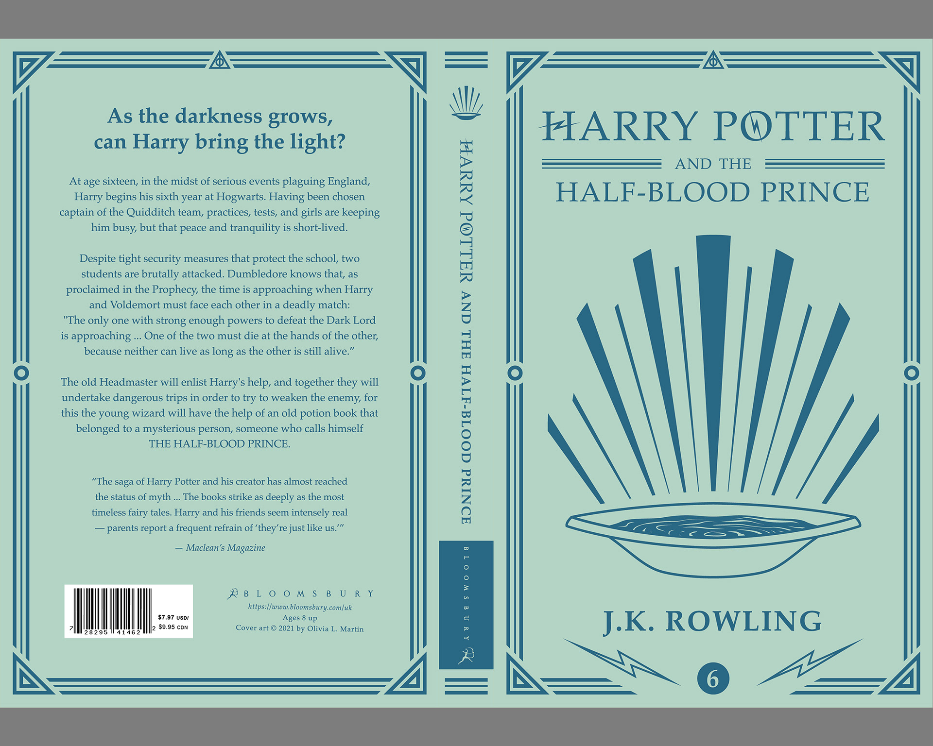 Book 6: Half-Blood Prince spread