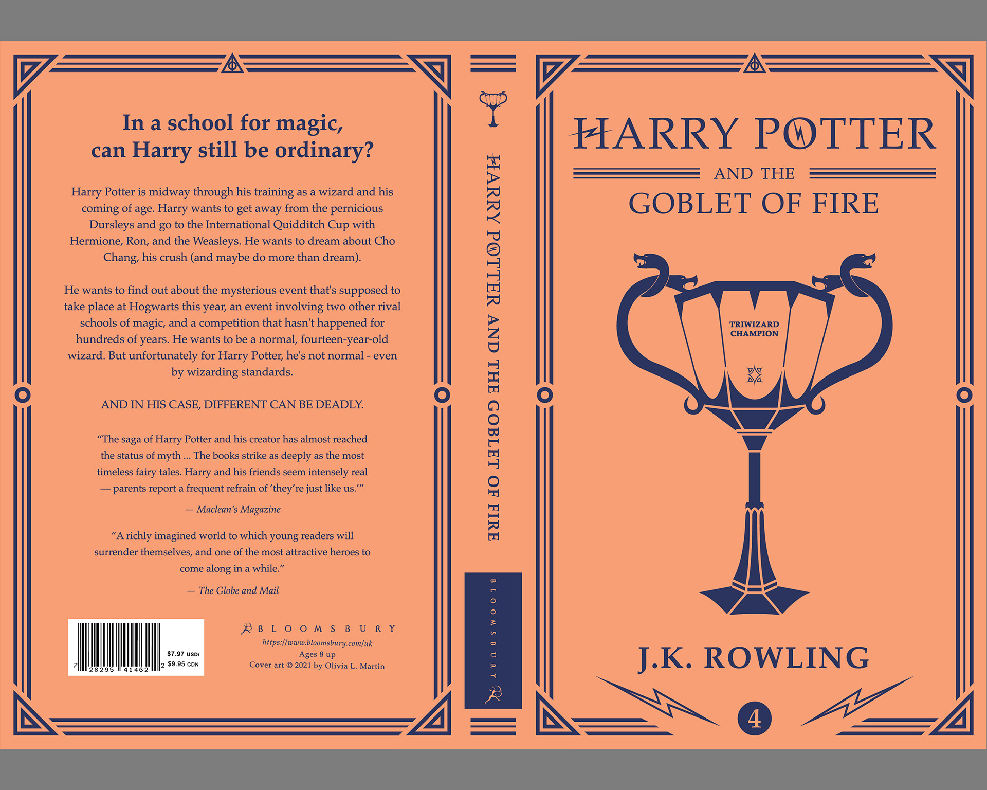 Book 4: Goblet of Fire spread