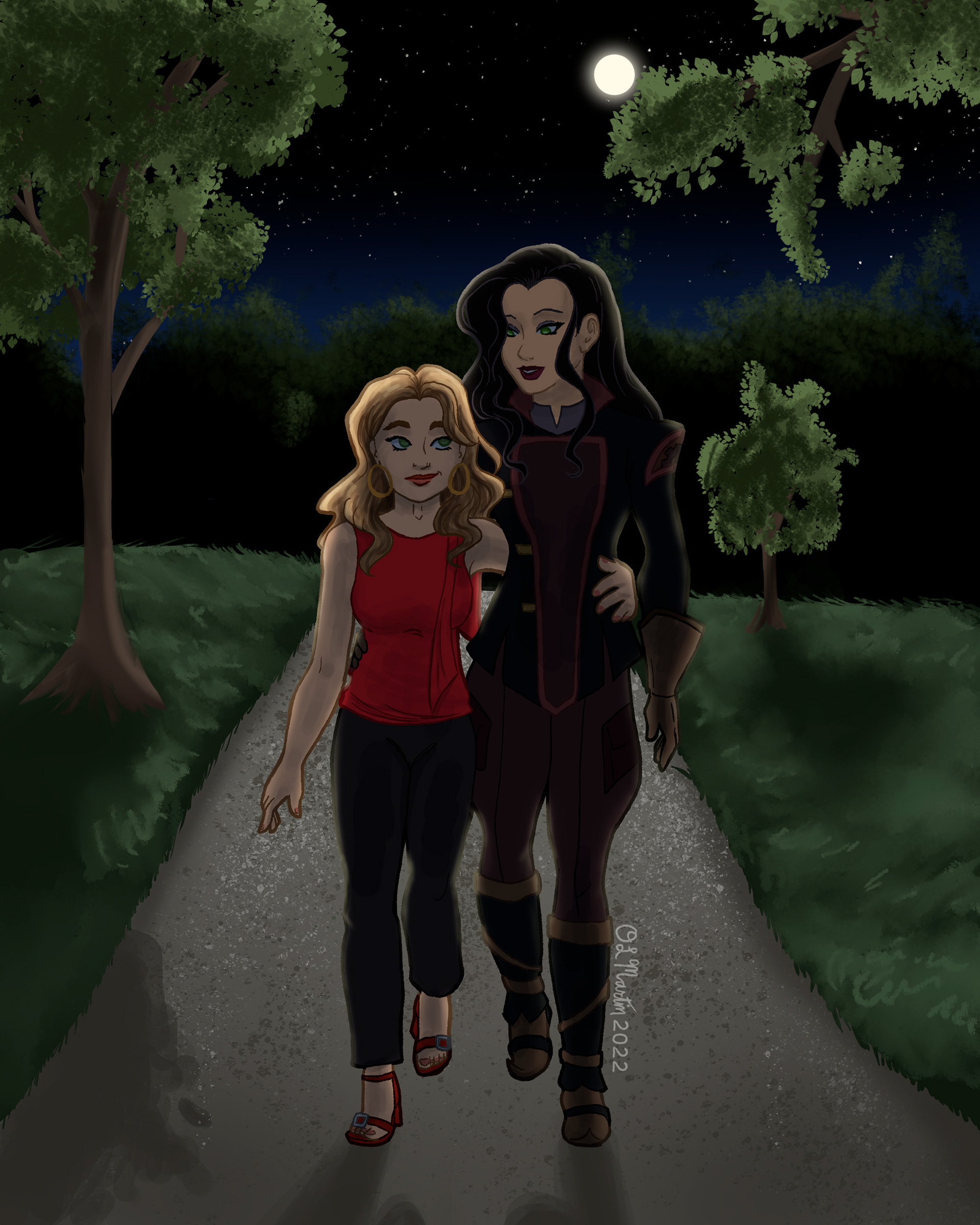 Buffy Summers x Asami Sato for M.R., March 2022
