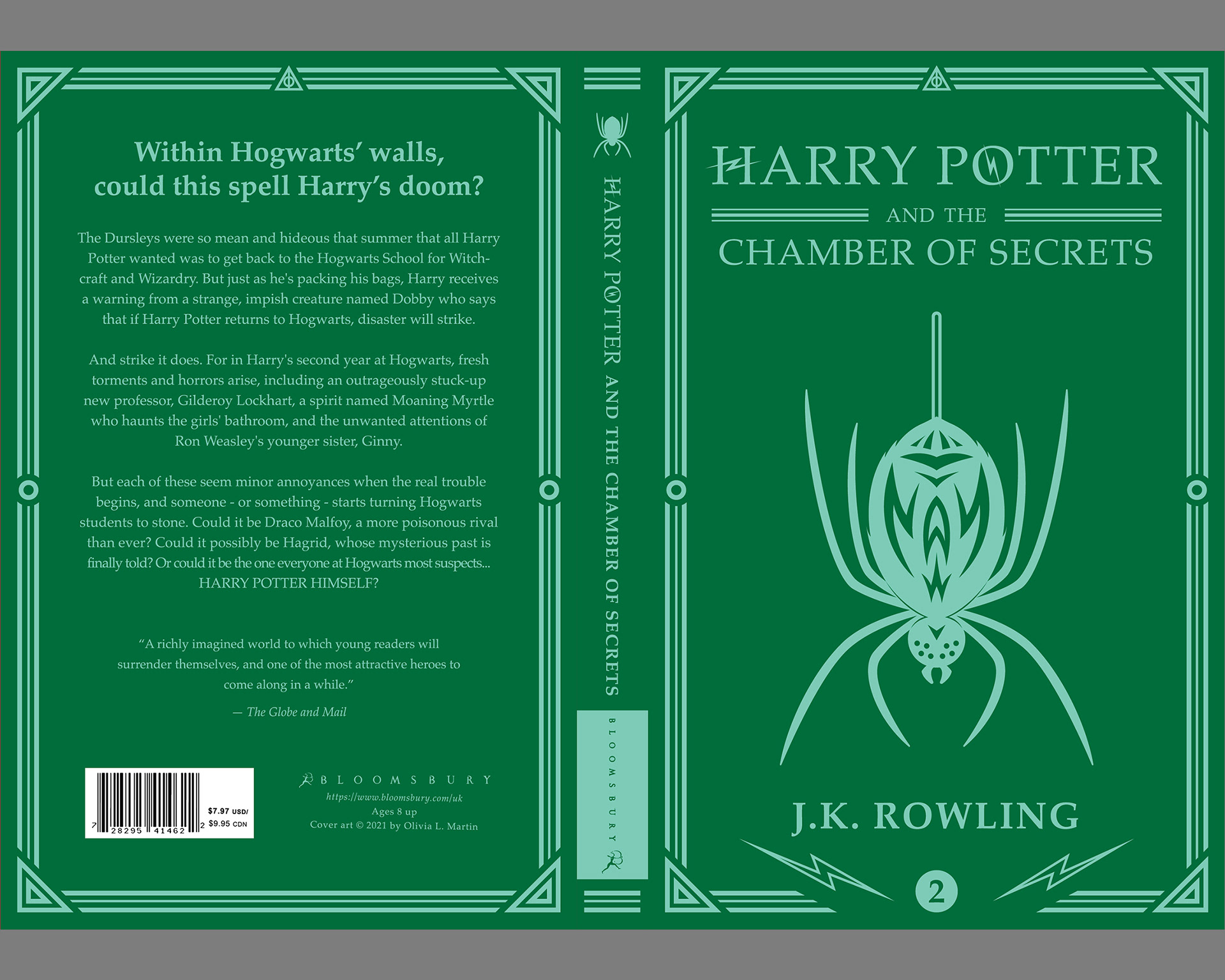 Book 2: Chamber of Secrets spread