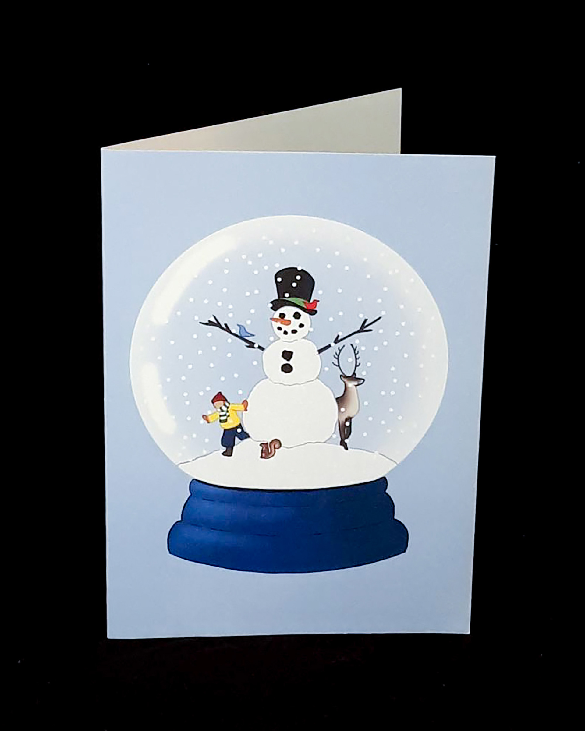 Snow globe: Snowman; "Have a Merry Christmas!"