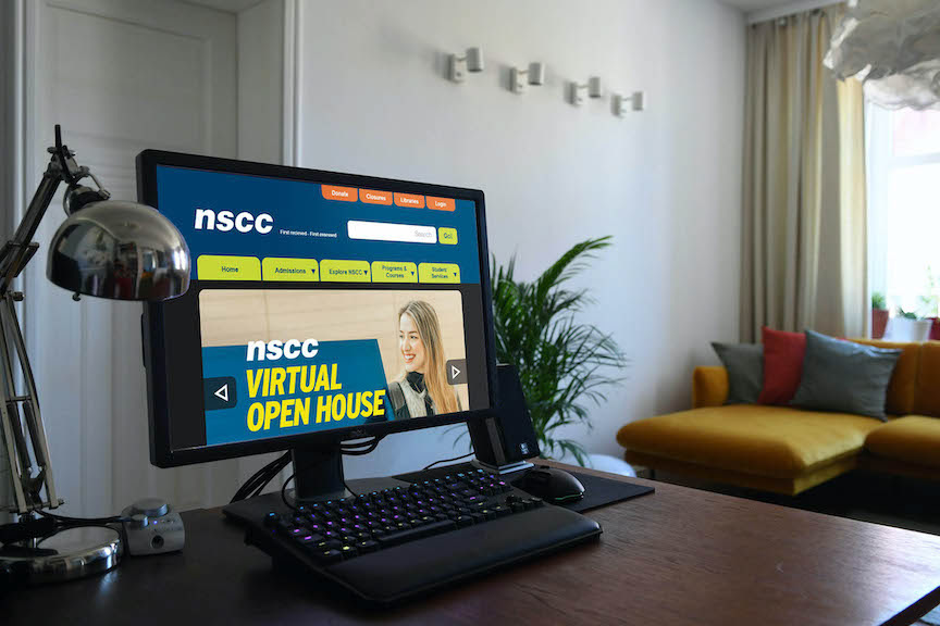 Desktop mockup, Home