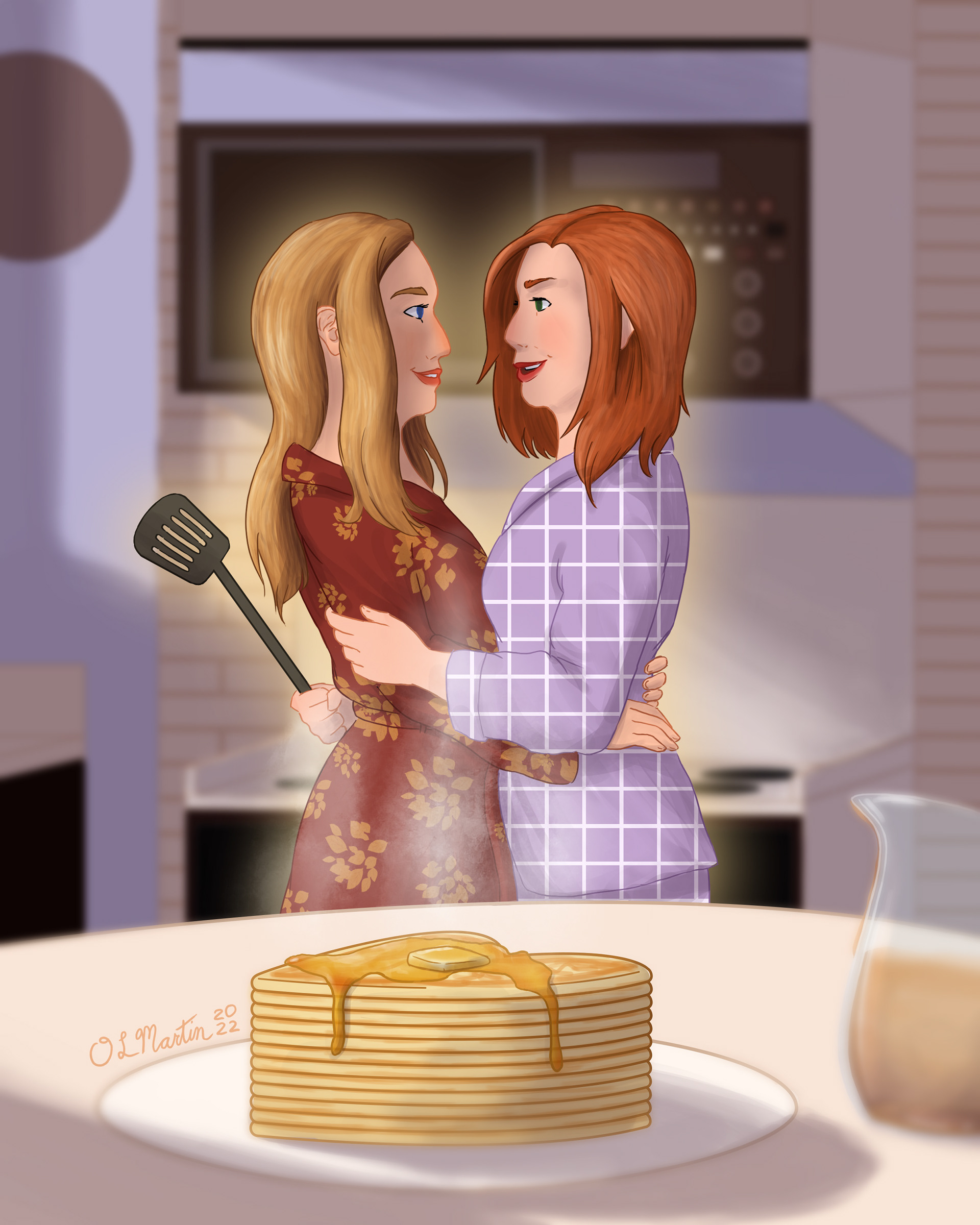Buffy's Willow x Tara for C.P., August 2022