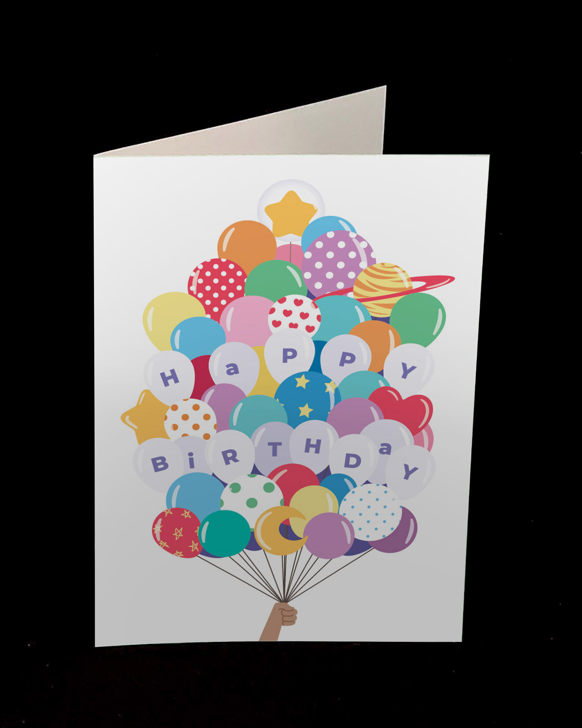 Balloons; "Hope your special day is uplifting!"