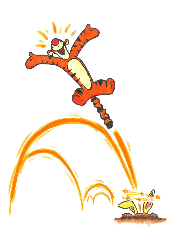 Winnie the Pooh’s Tigger (and Rabbit), October 2023