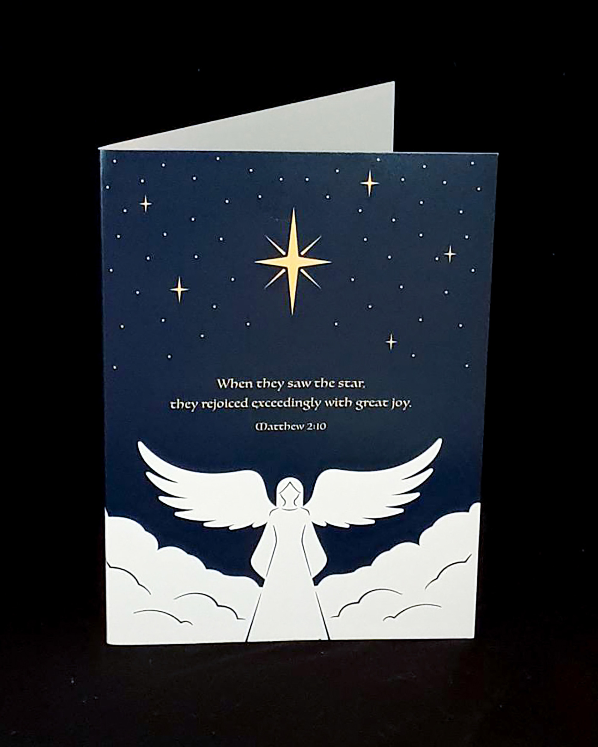 Star of Bethlehem Angel; "Have a Blessed Christmas!"