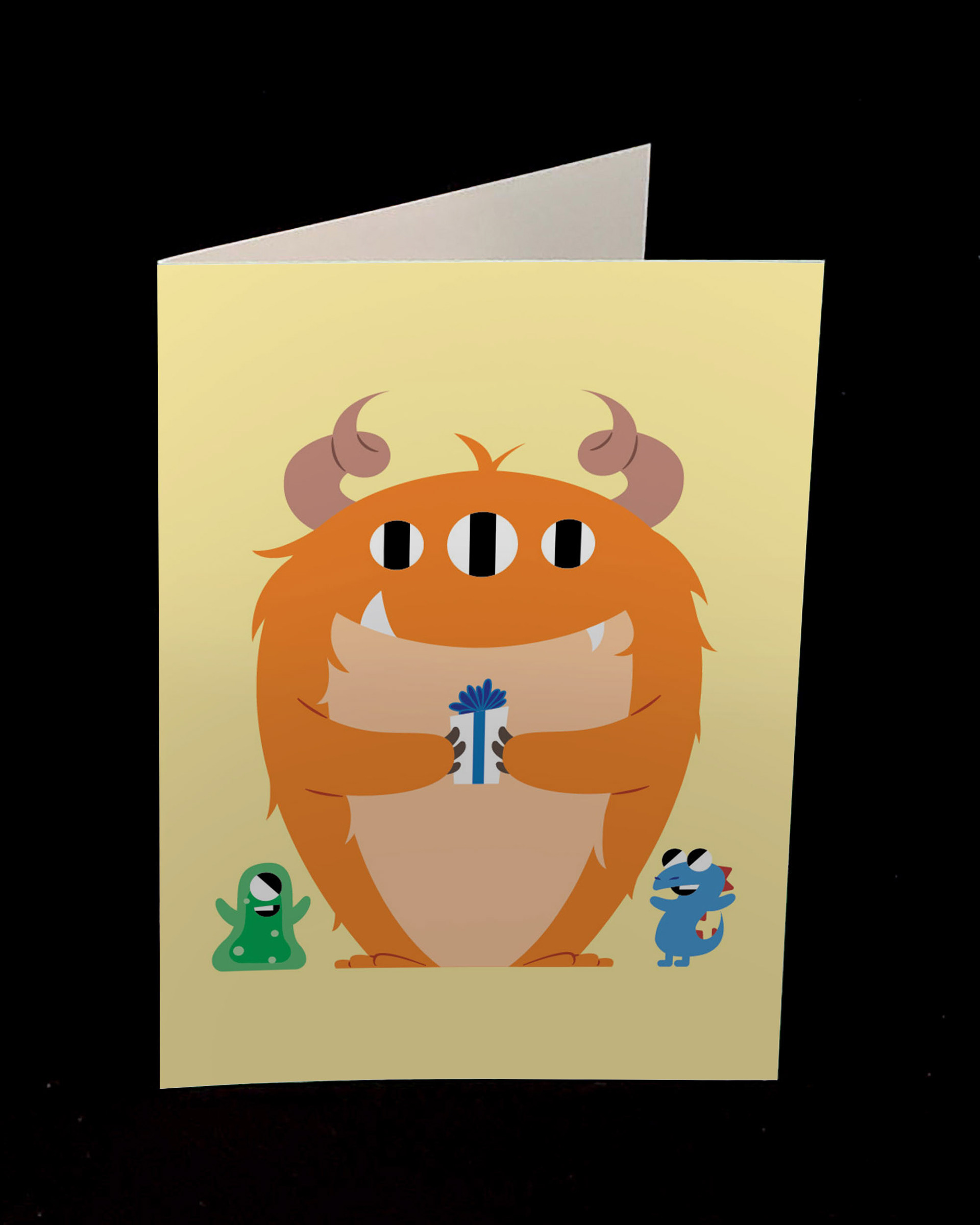 Monster; "Have a MONSTER-SIZED birthday!"