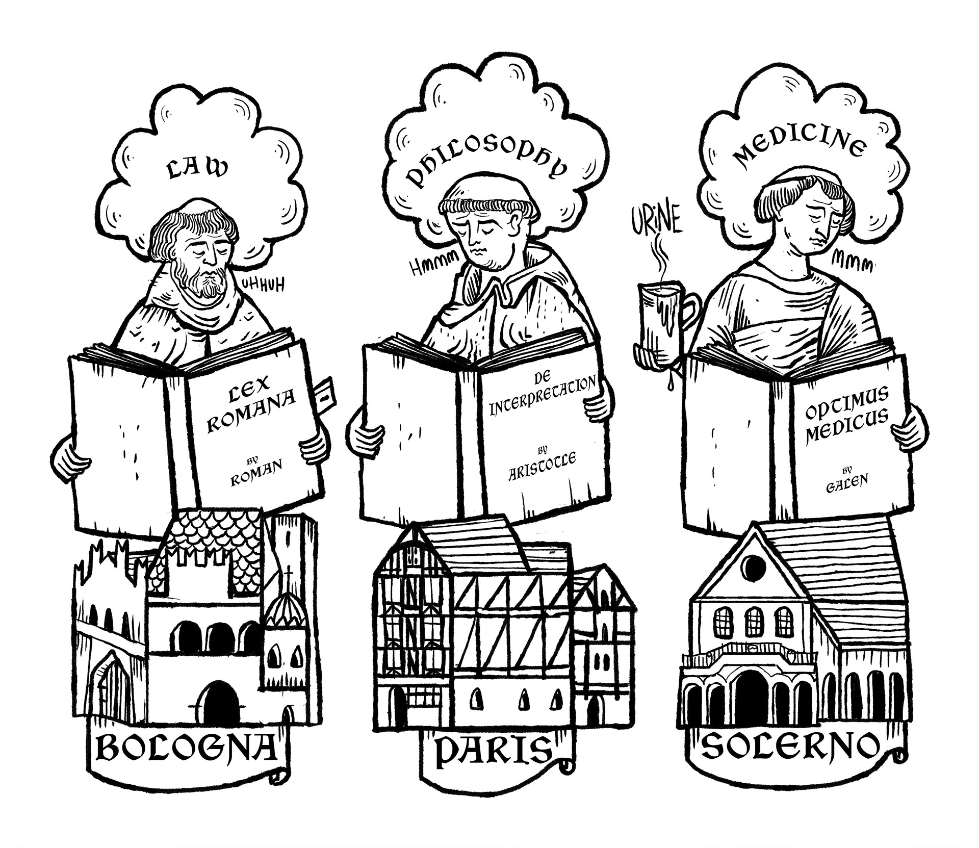 Medieval Woodcut Comic