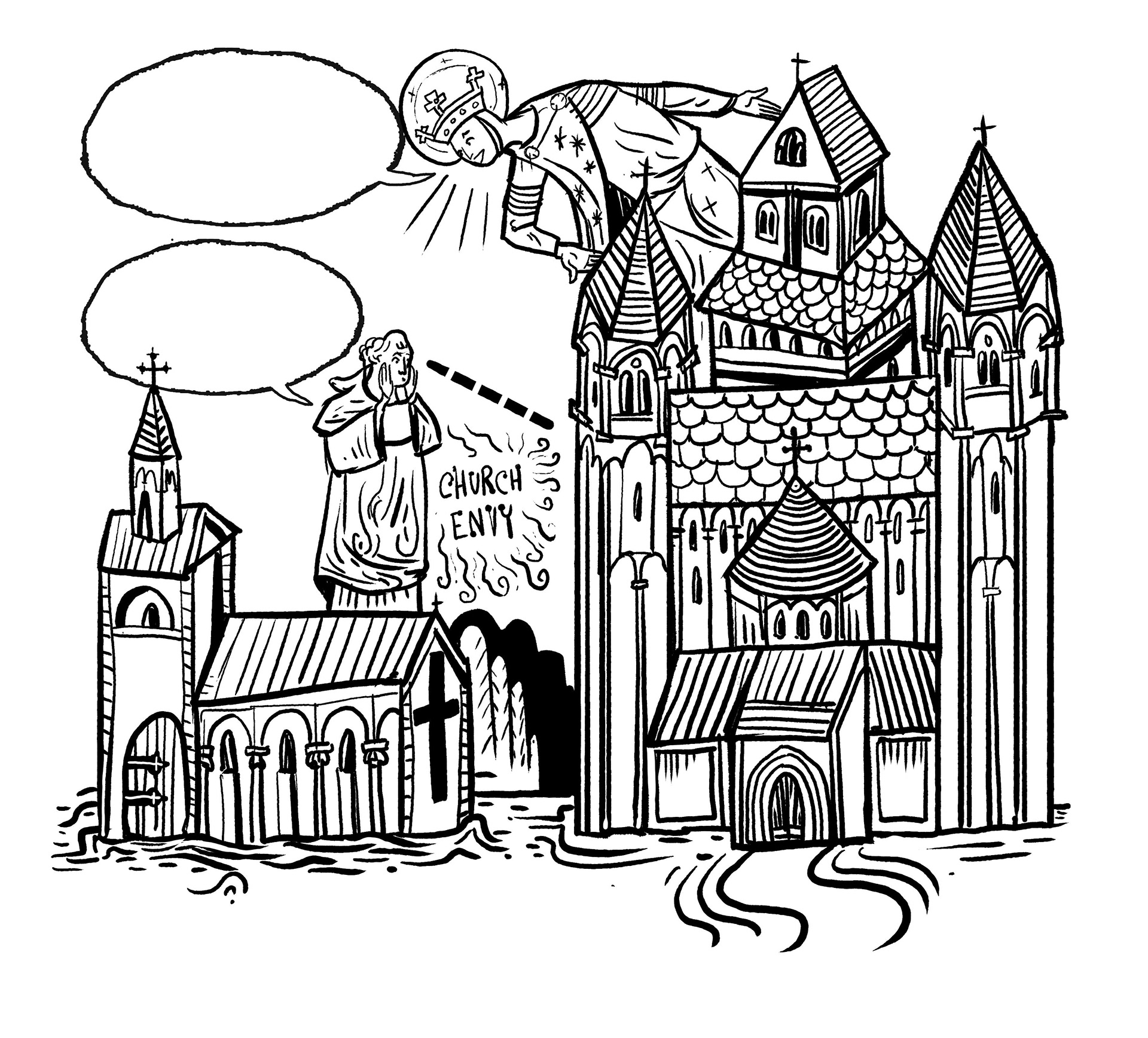 Medieval Woodcut Comic