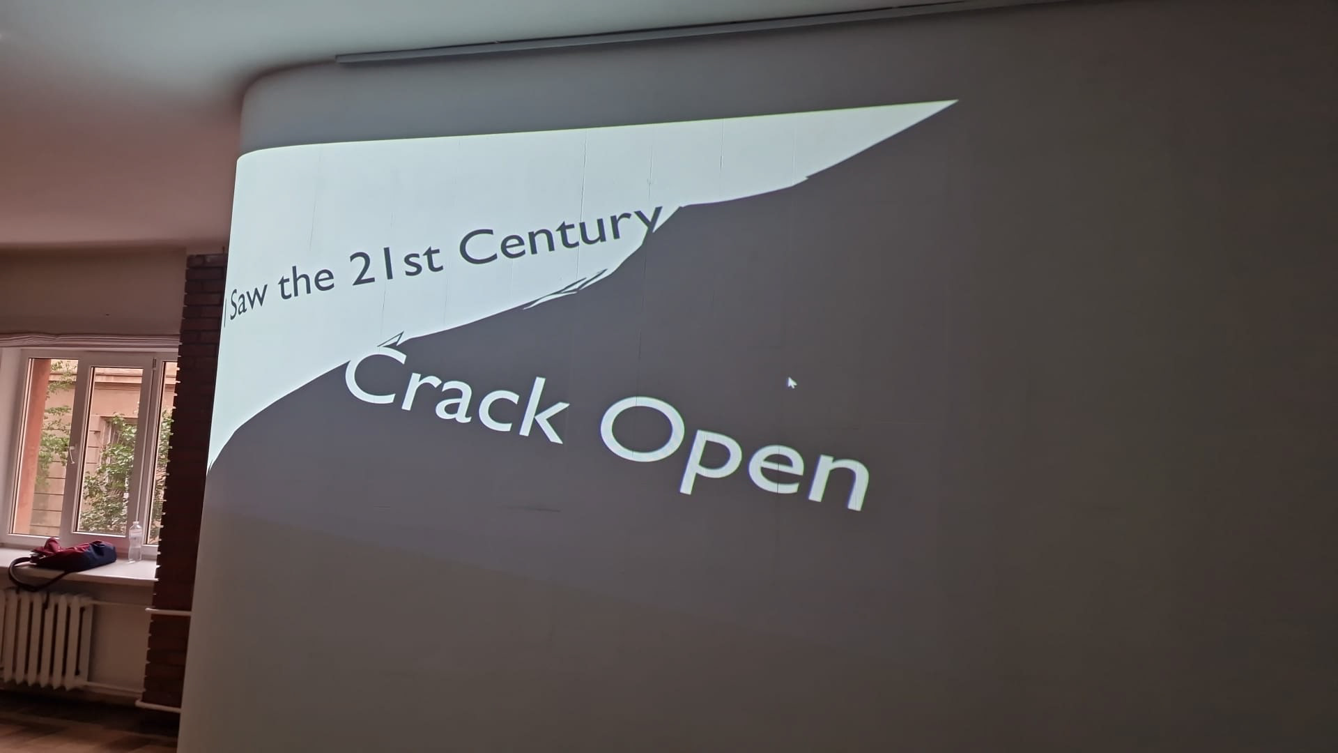 Opening Title to Exhibition Graphics