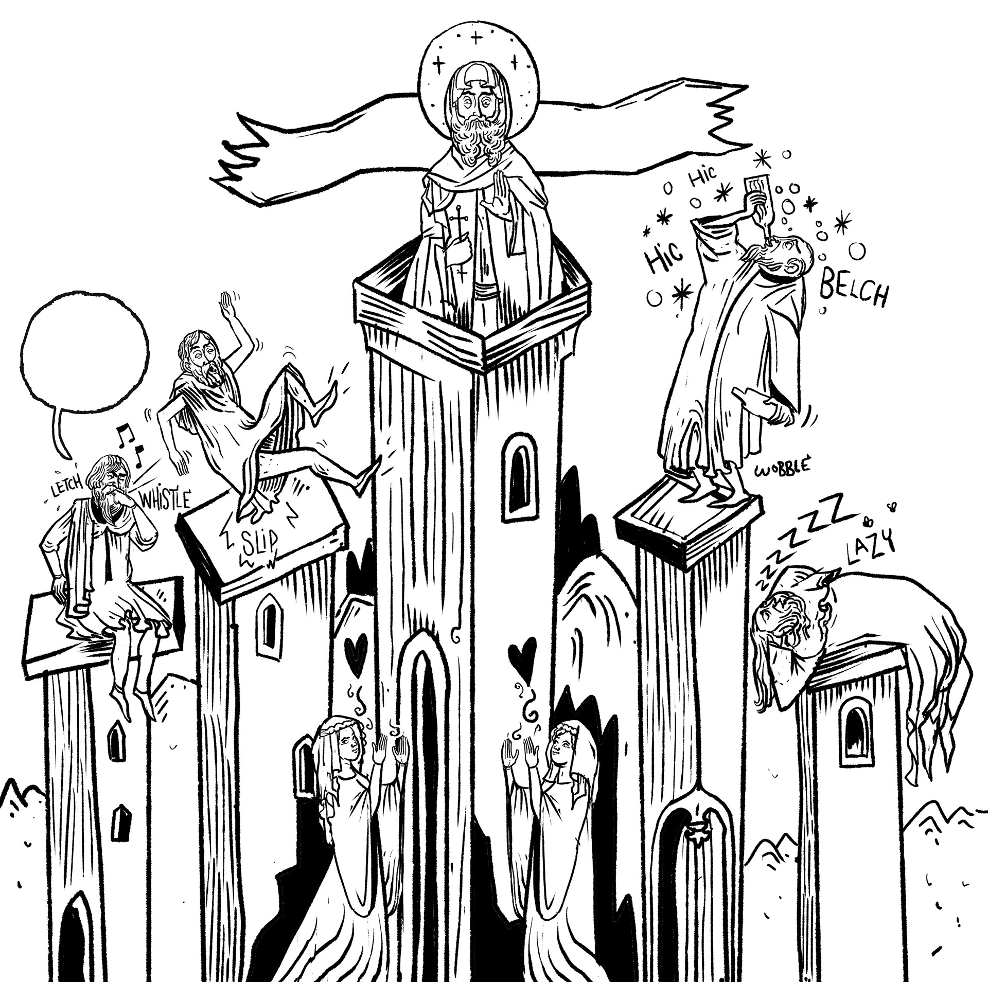 Medieval Woodcut Comic