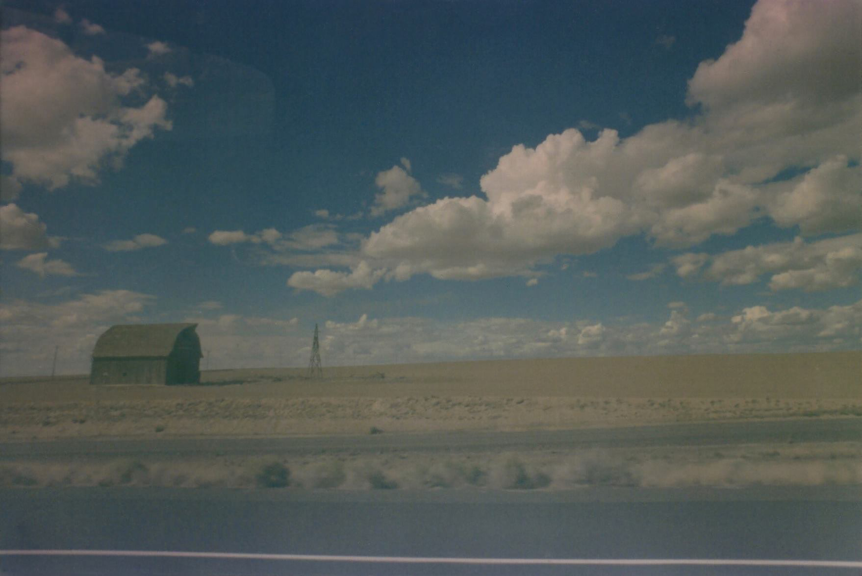 On the road, Idaho 1991