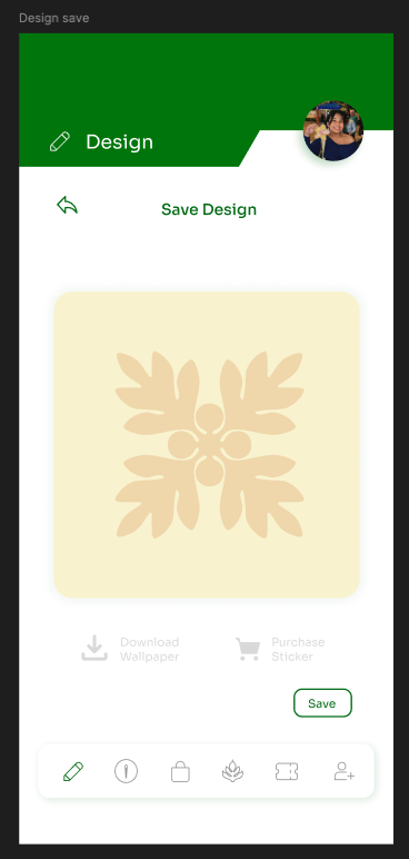 Initial Save Design Frame
