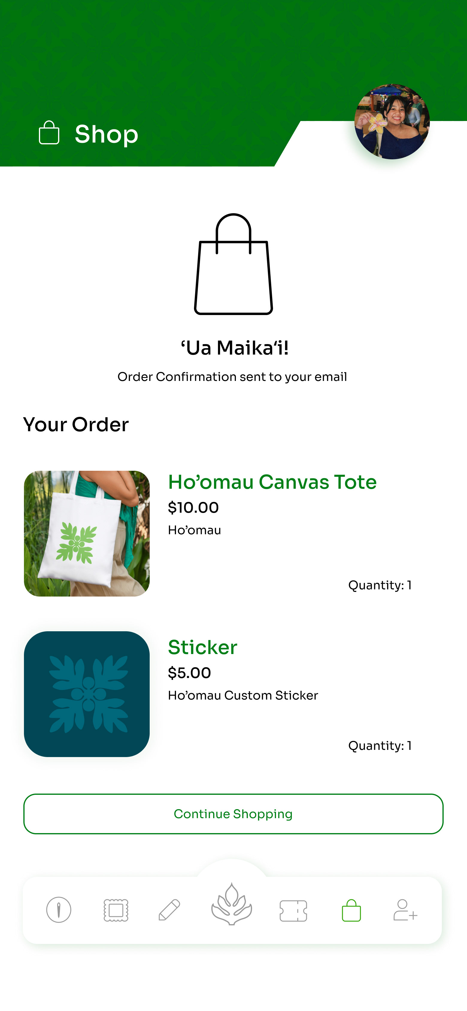 Added Order Success Frame