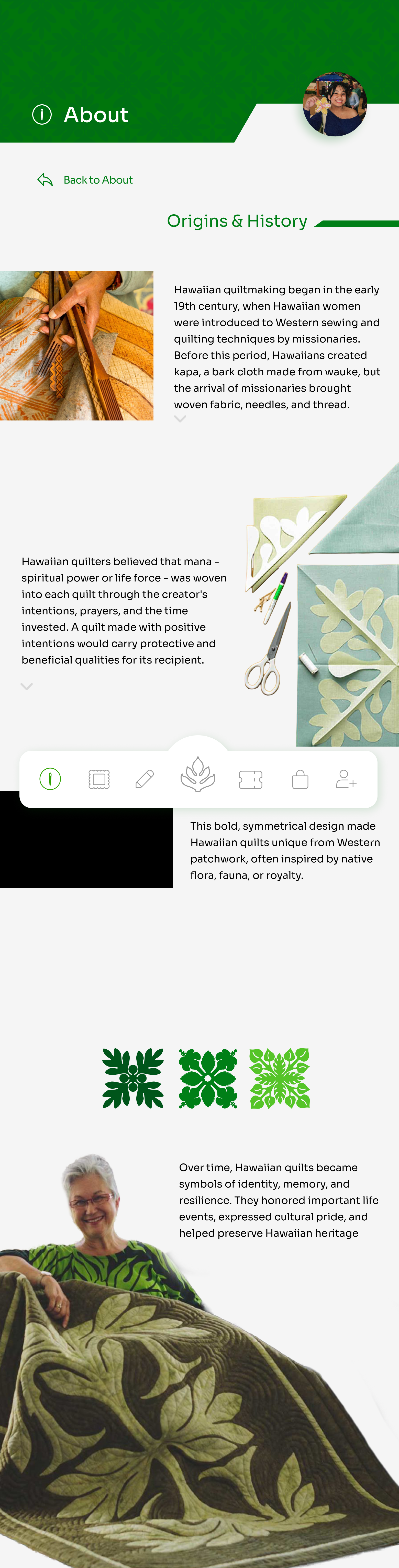 Initial Origins & History Frame