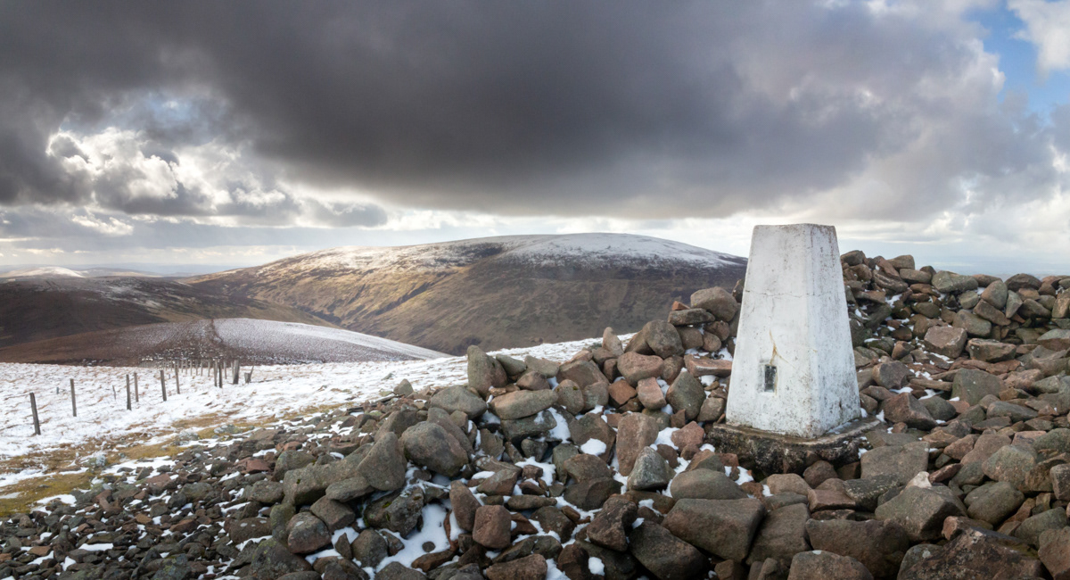 Hedgehope Hill Summit, Northumberland - March