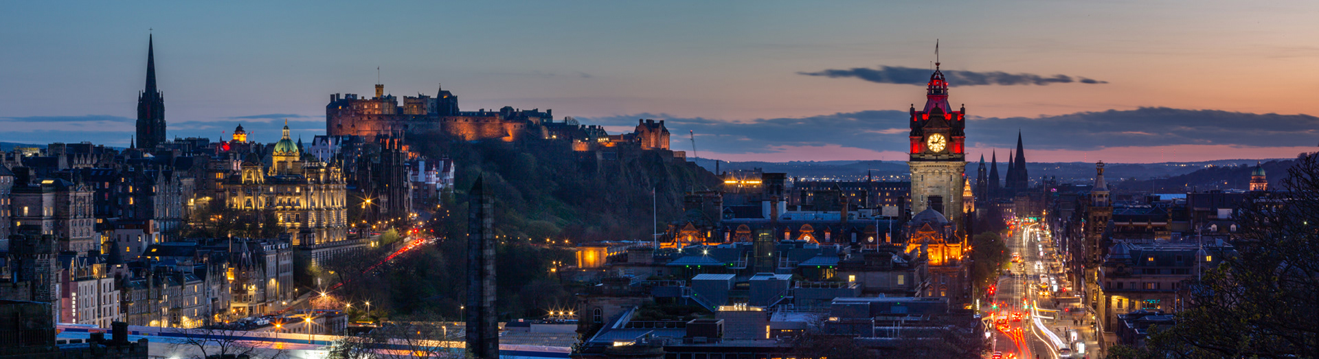 Edinburgh skyline from Calton Hill - April