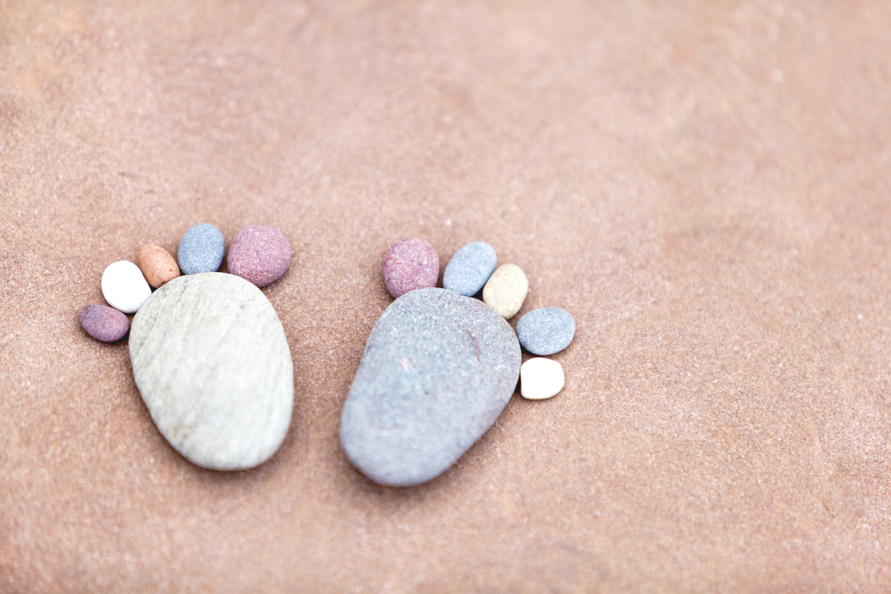 Pebble Feet, Collywell Bay, Northumberland