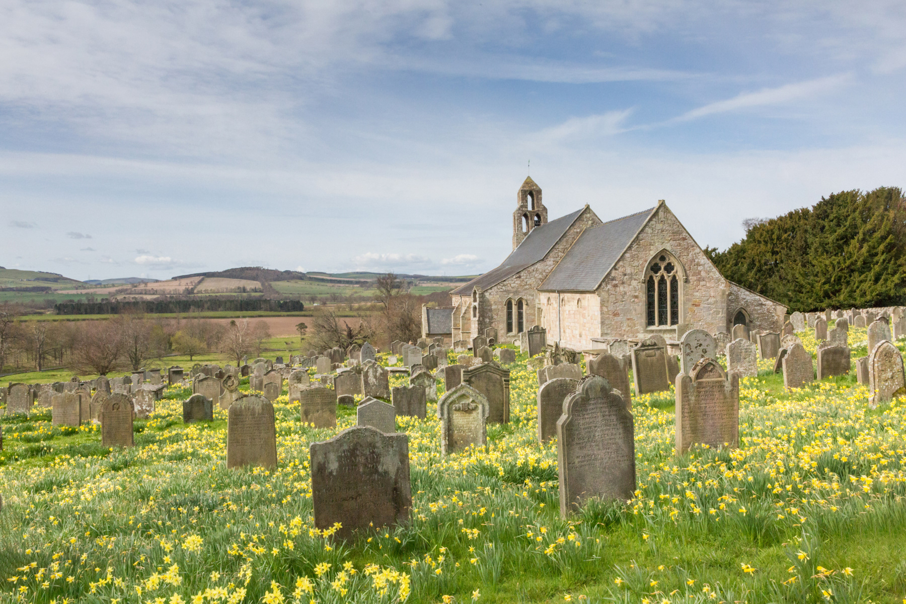 Ford church, Northumberland - April