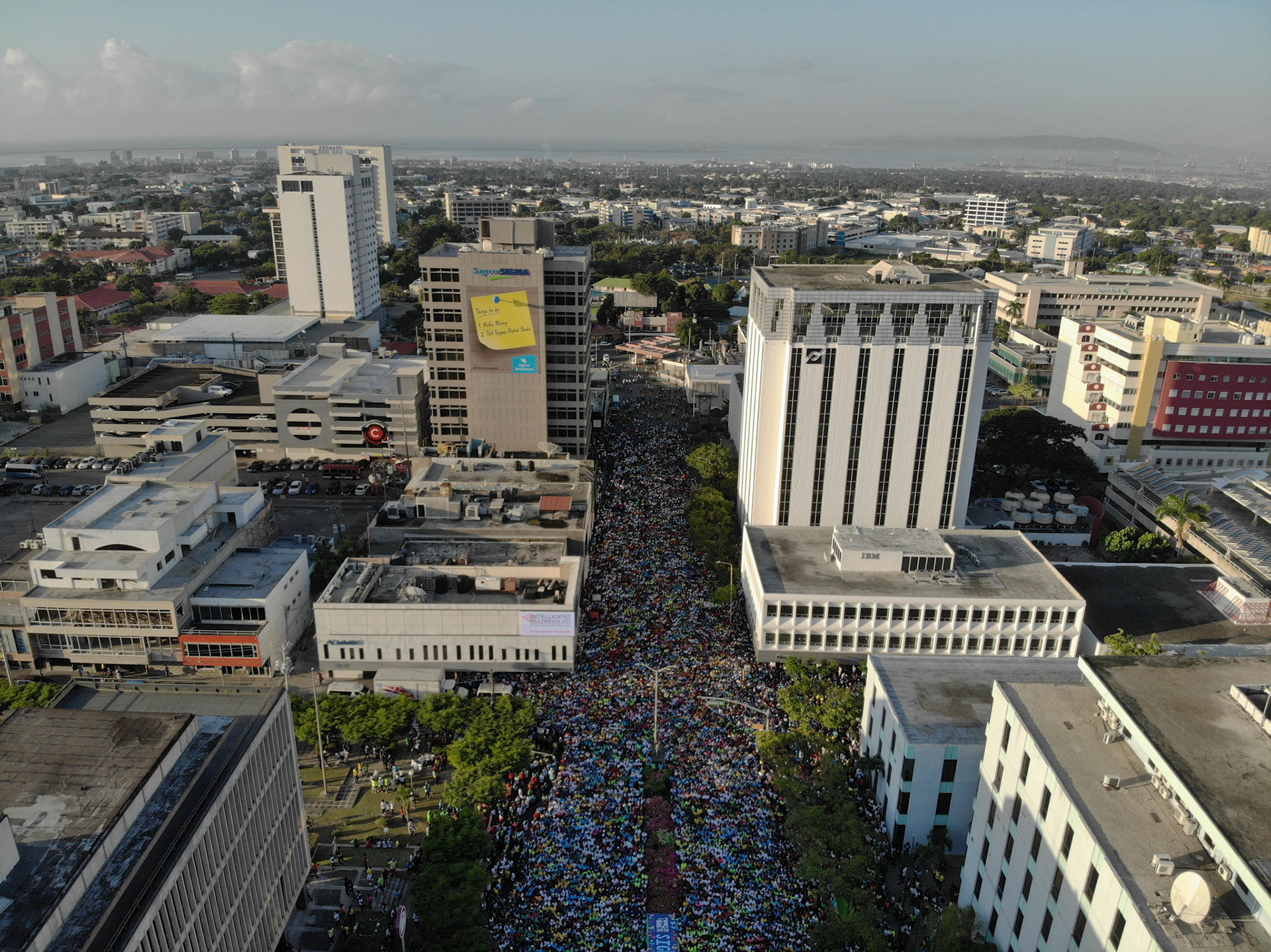 Start Line in New Kingston [Event: Sigma Run, 2019]