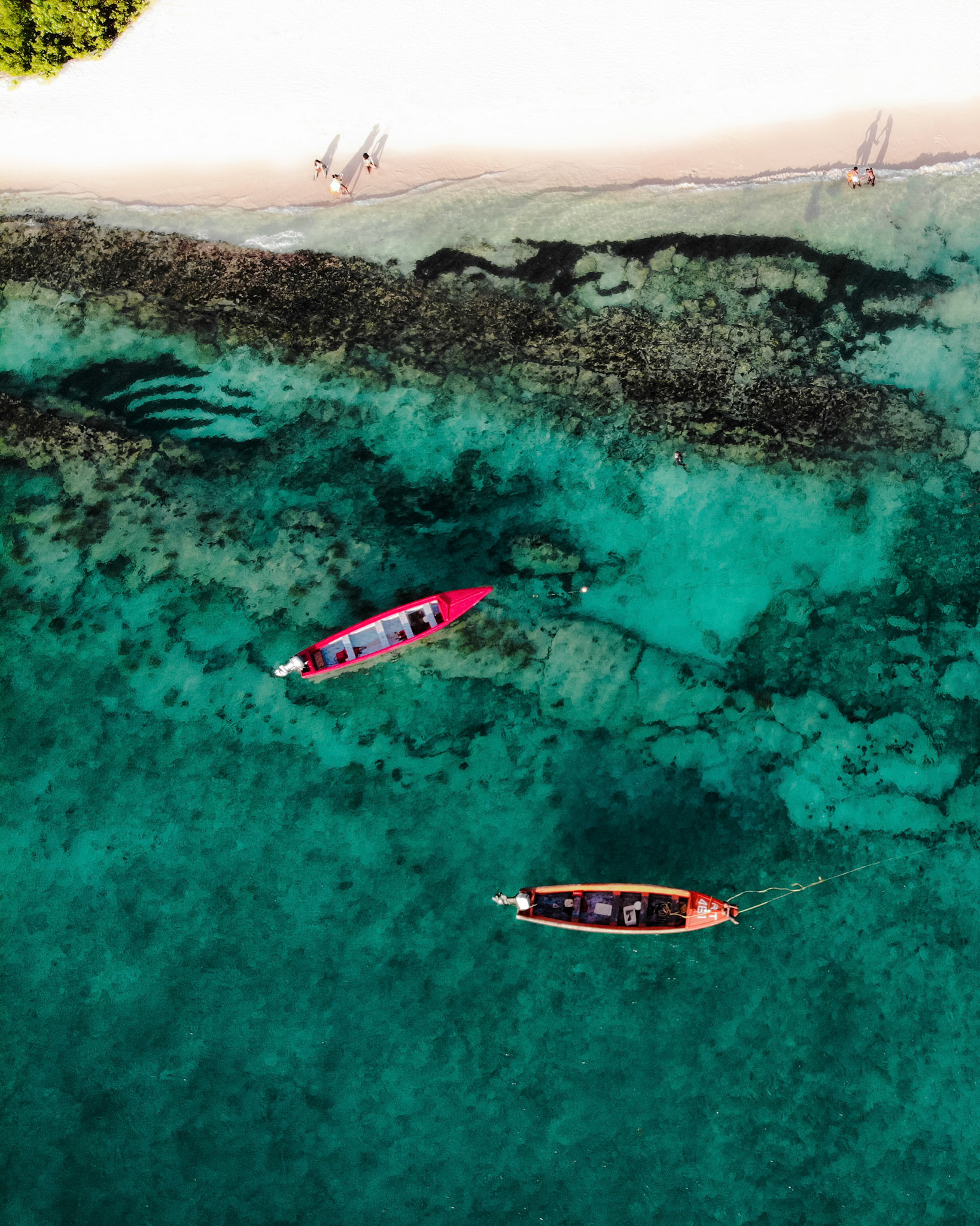 Two Red Boats [Lime Cay, Kingston]