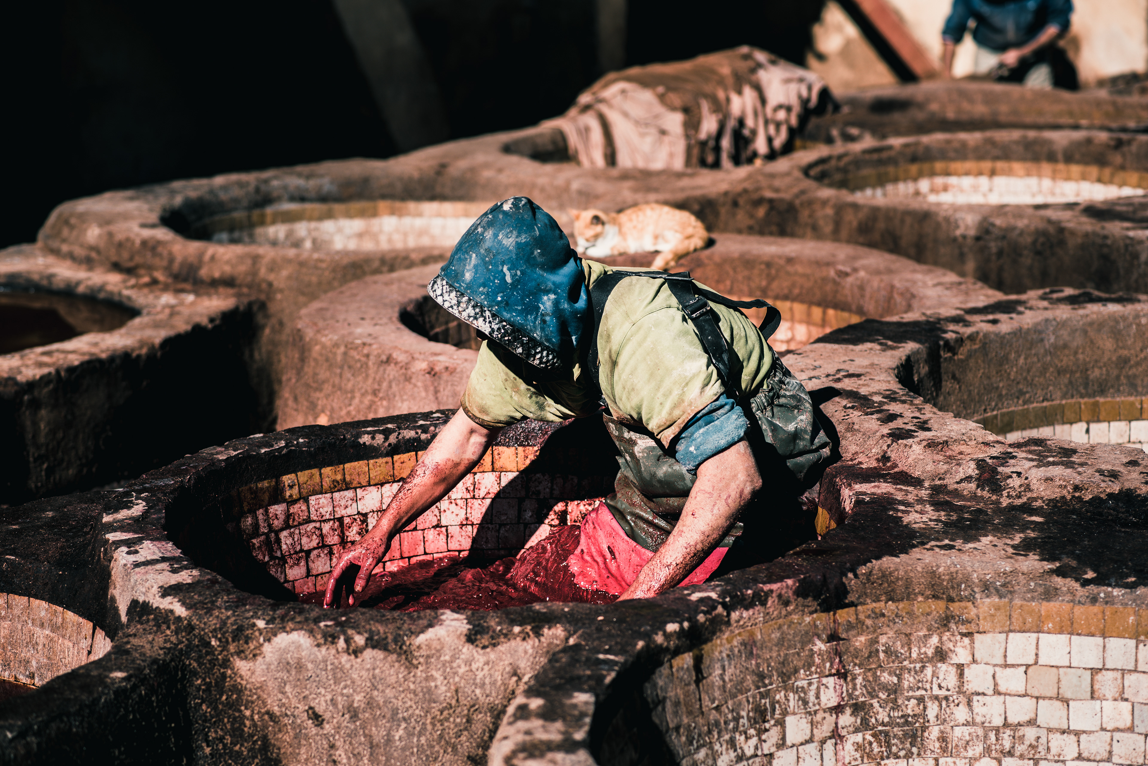 Tanneries in Fez
