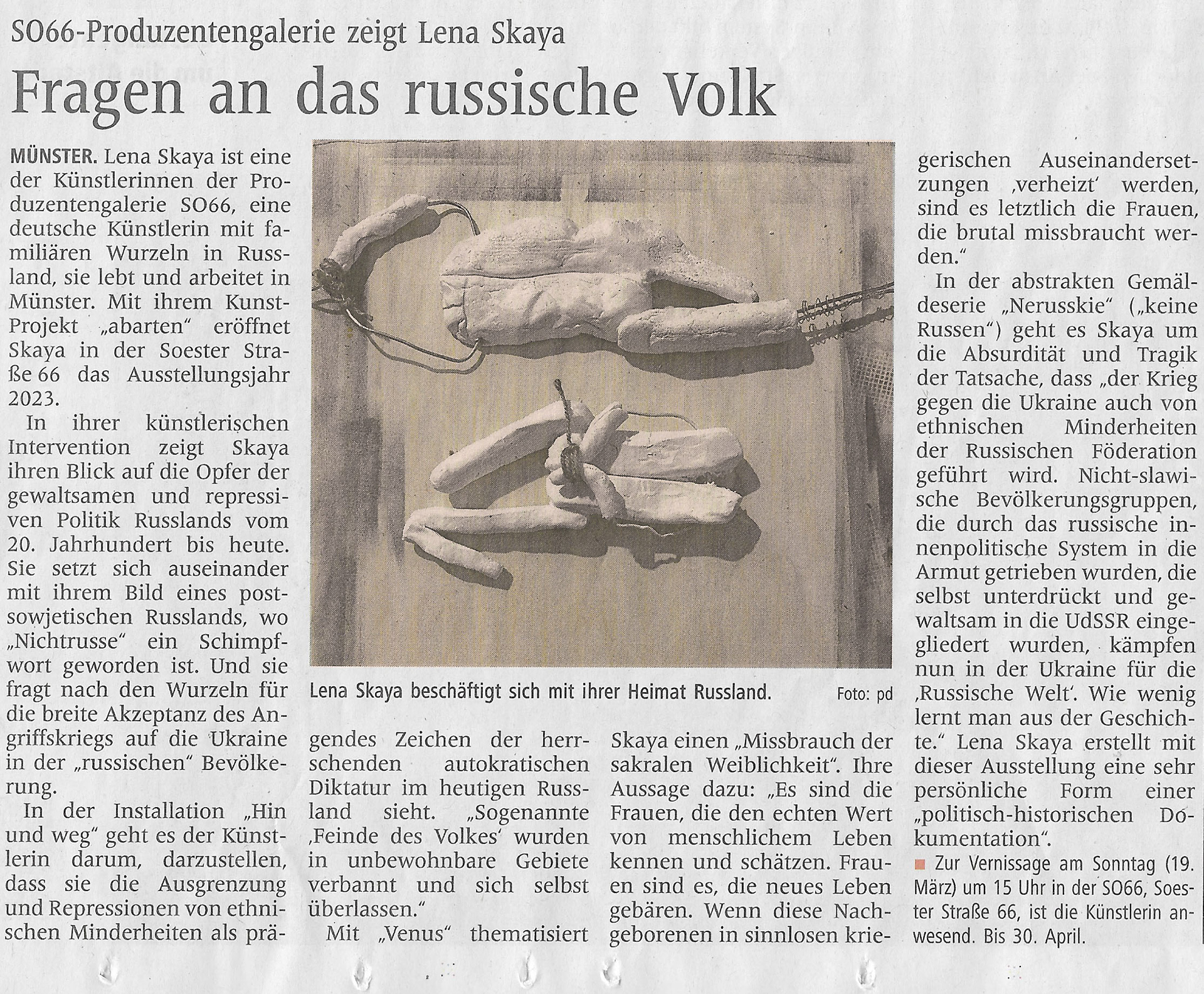 Westfalische Nachrichten 15.03.2023