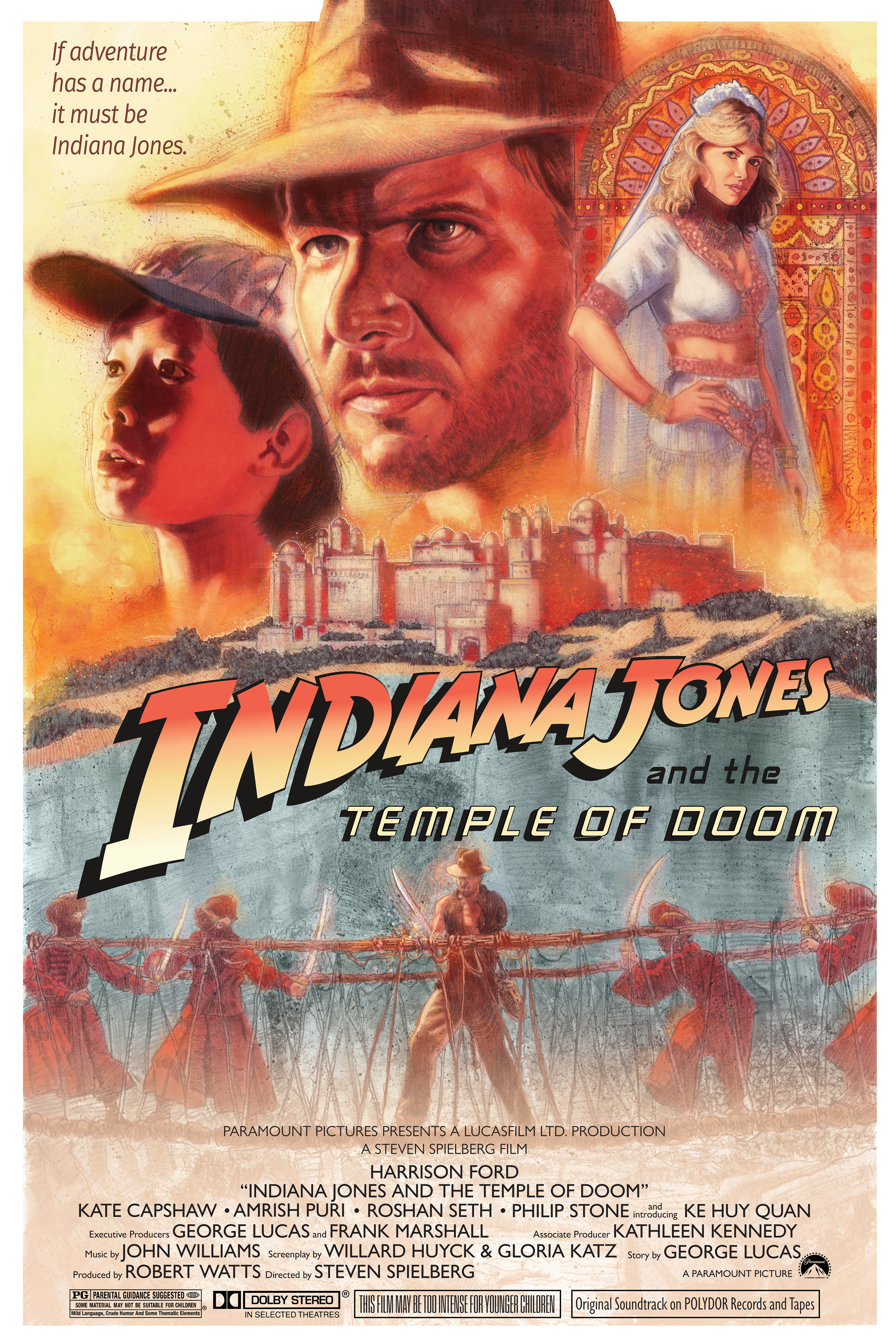 Indiana Jones and the Temple of Doom Alt Movie Poster 2026