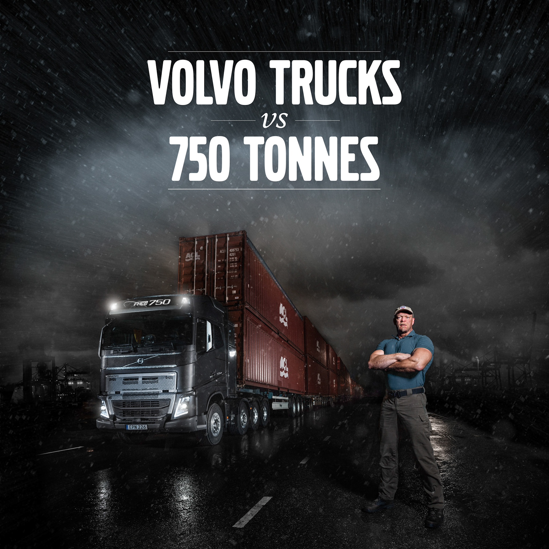 Volvo trucks vs 750 tonnes