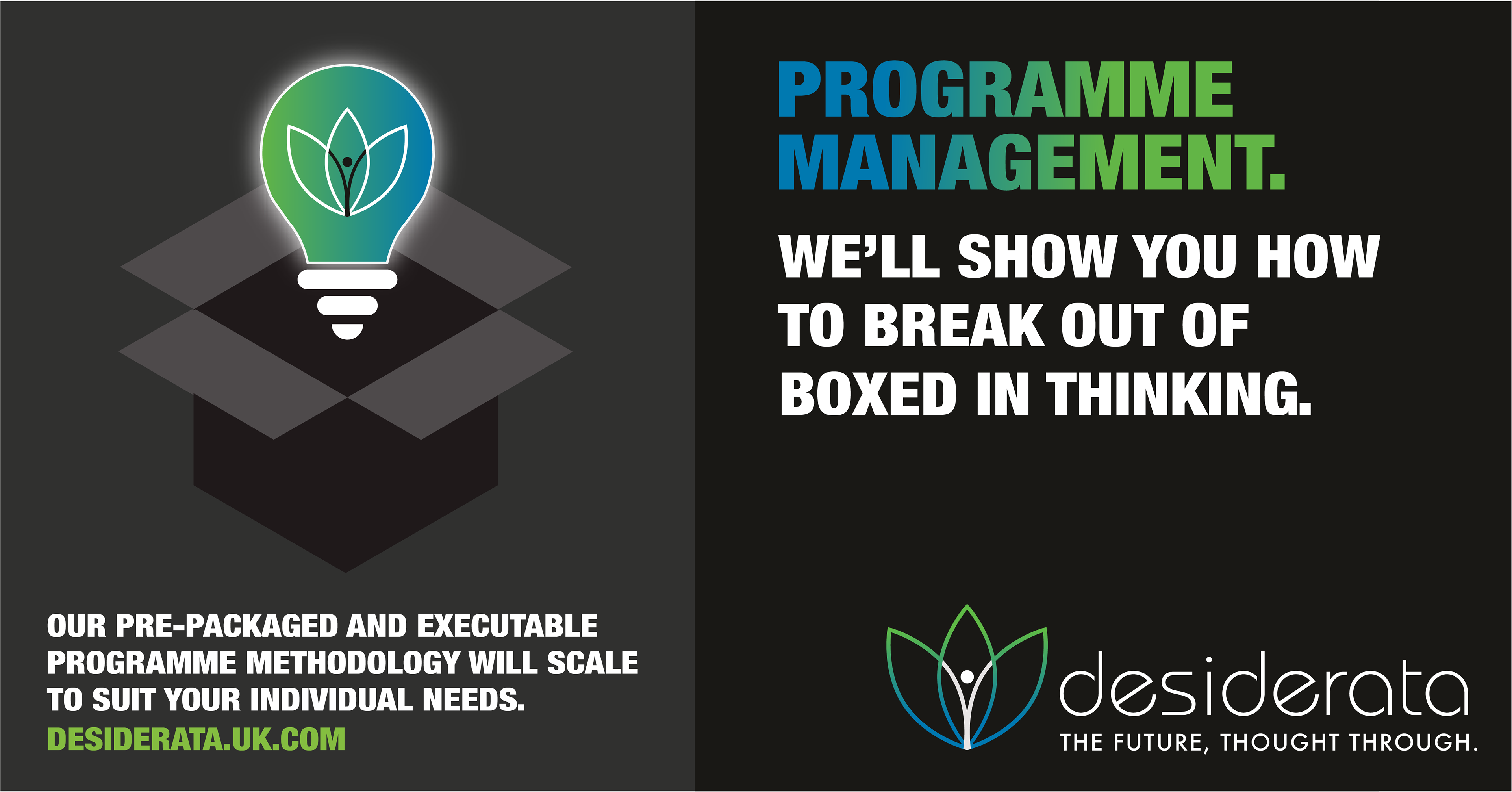 Finan Creative Consultancy Desiderata Consulting Programme Management Brand Advertising