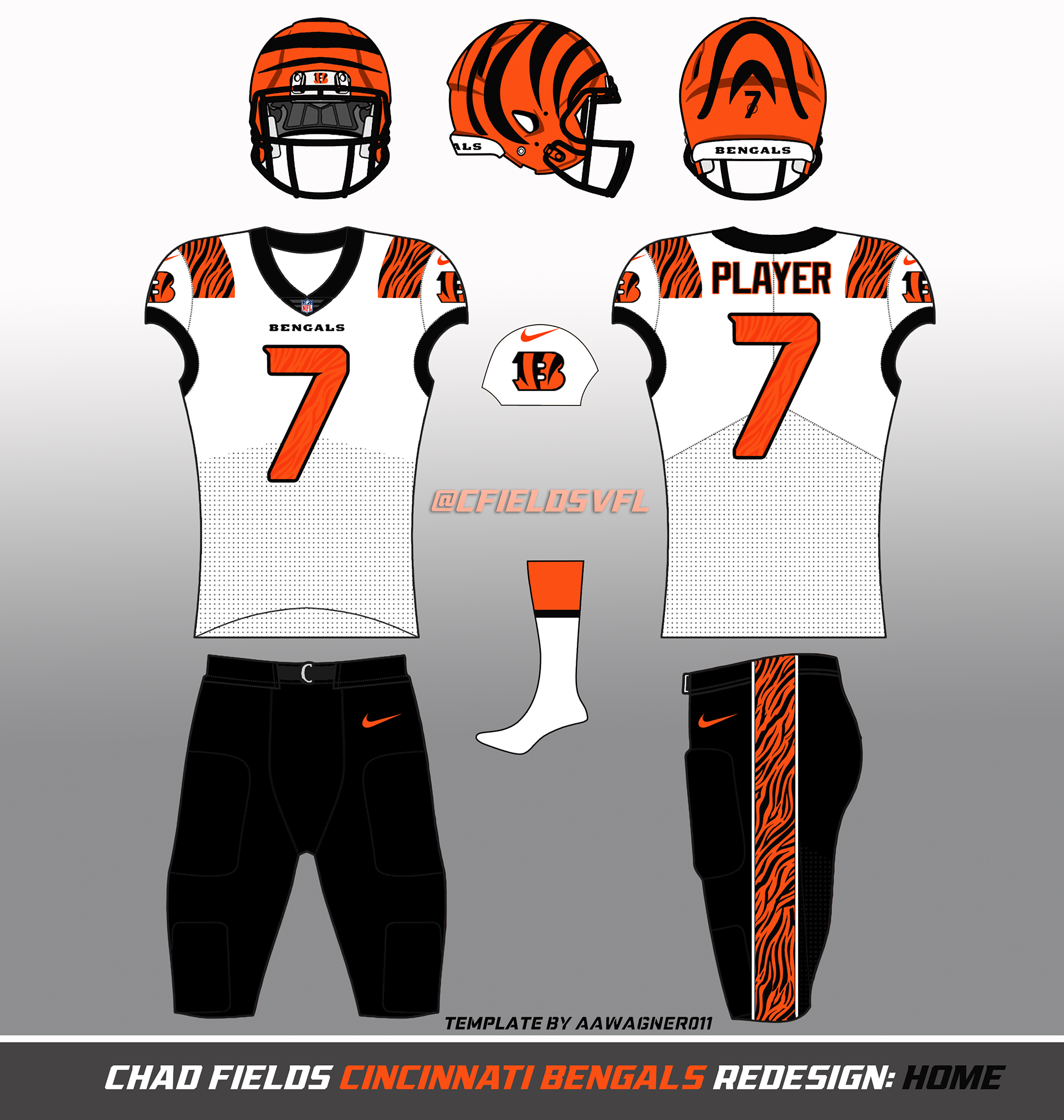 Four Cincinnati Bengals Uniform Redesigns Worth Checking Out