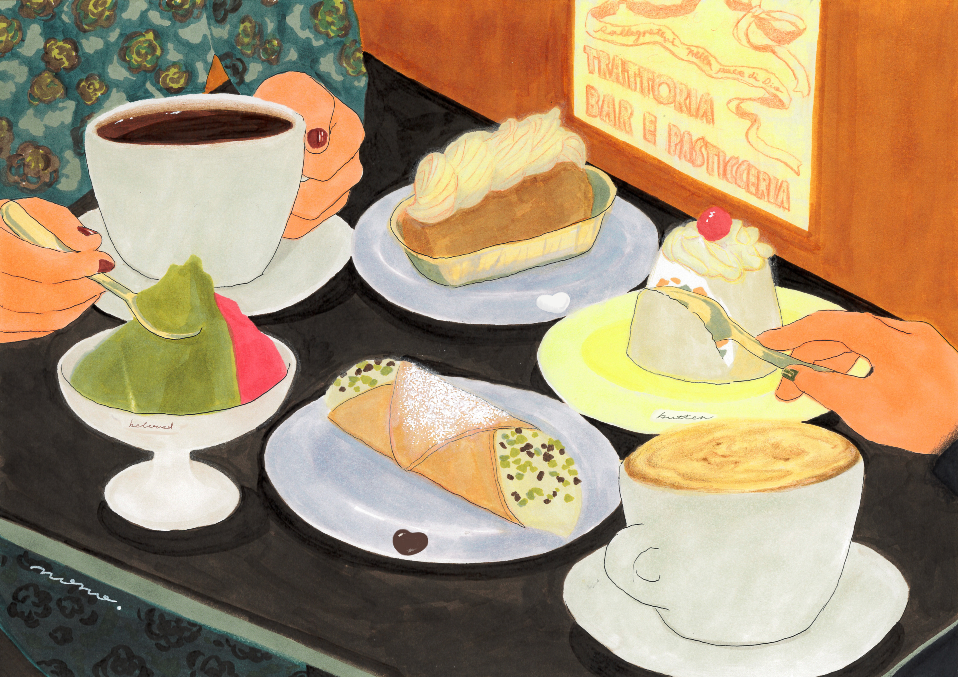 Personal Work  ガラス作品説明書兼ポストカード