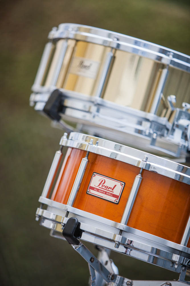 Pearl Free Floating Snare 14" x 6,5" Brass/Maple | Herbert Heim Vintagedrums