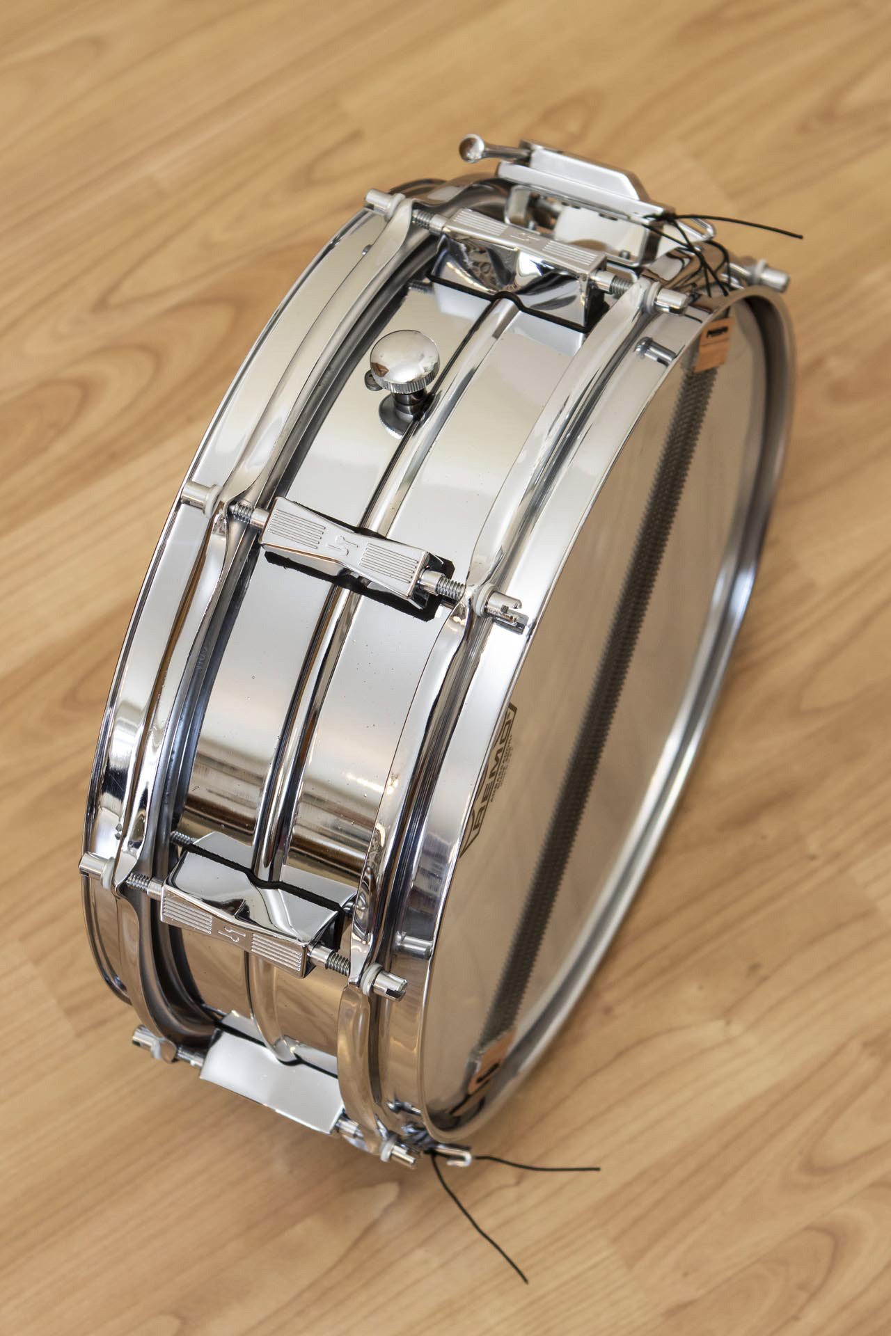 Sonor D454 champion 14"x5" seamless steel snare, mid 70's | Herbert Heim Vintagedrums