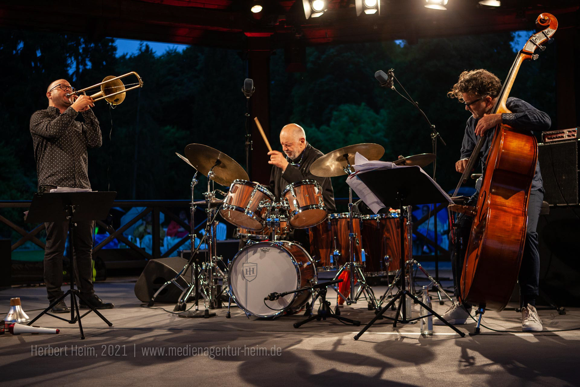 Daniel Humair w/ Humair / Känzig / Blaser | Foto: www.hheim-vintagedrums.de