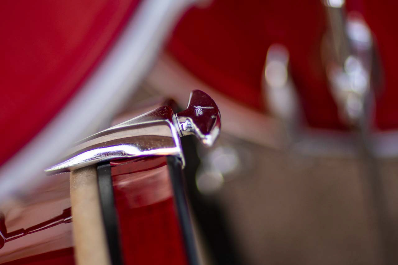Sonor Teardrop "The New Beat" K170 (plastic red), 1959/60 | Herbert Heim Vintagedrums