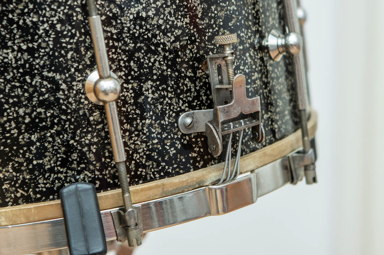 F.Baron Paris 36 x 16 cm, mahogany snare drum, early 1940's | Herbert Heim Vintagedrums