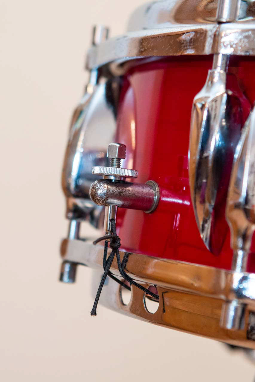 Sonor D471 14"x5" snare (plastic red), 1960 | Herbert Heim Vintagedrums