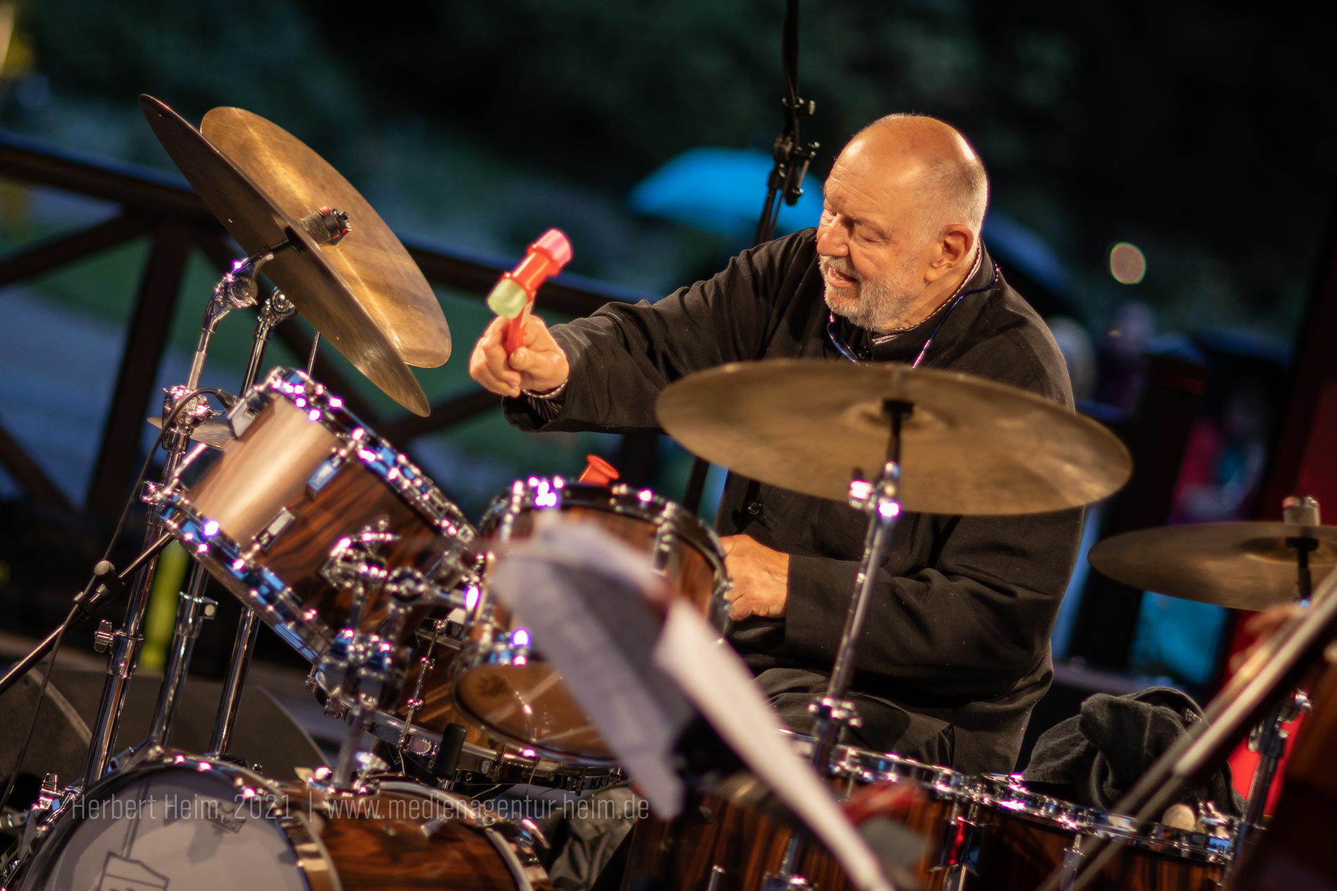 Daniel Humair w/ Humair / Känzig / Blaser | Foto: www.hheim-vintagedrums.de