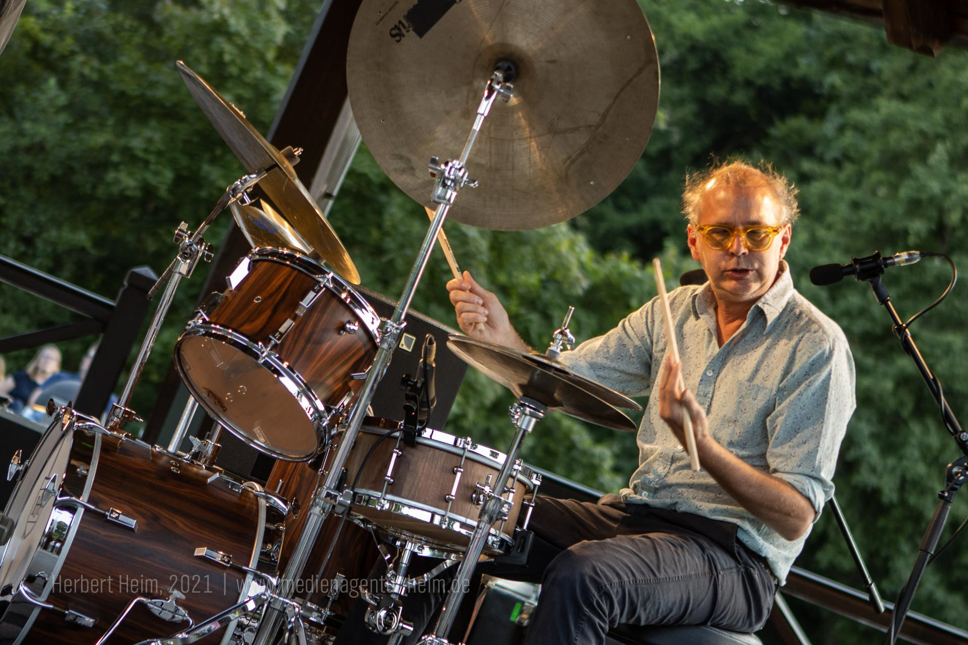 Kenny Wollesen w/ Julian Lage Trio | Foto: www.hheim-vintagedrums.de