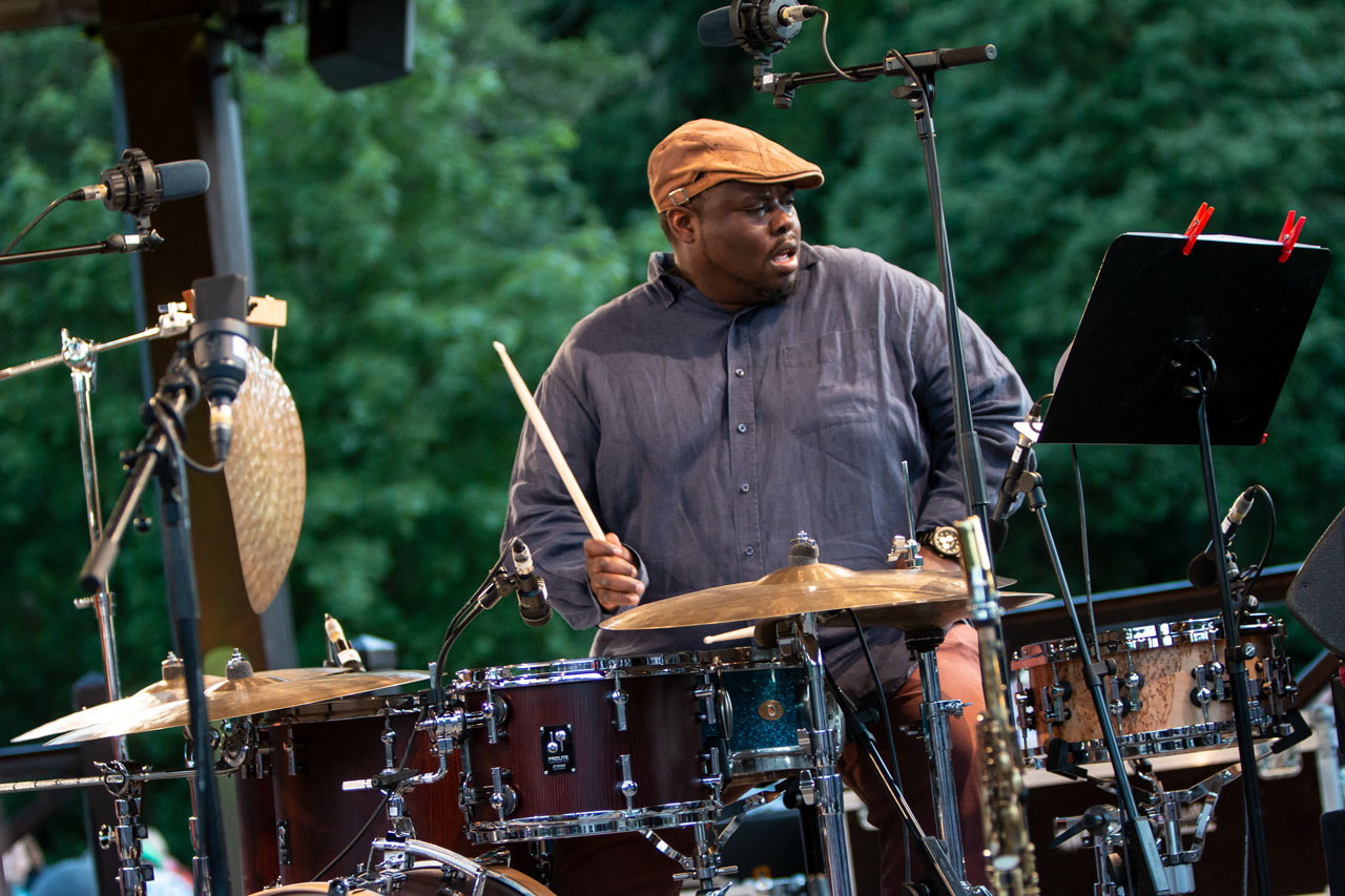 Johnathan Blake with the Perez-Potter-Cohen Quintet | Foto: www.hheim-vintagedrums.de