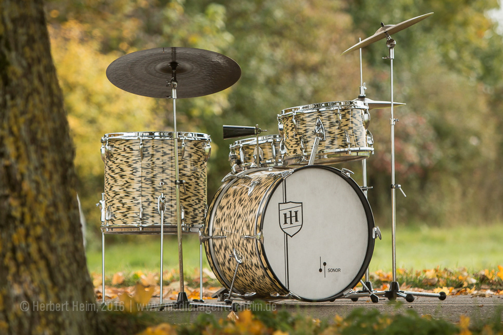 Sonor Teardrop K170W (schwarz-weiß), 1964 | Herbert Heim Vintagedrums